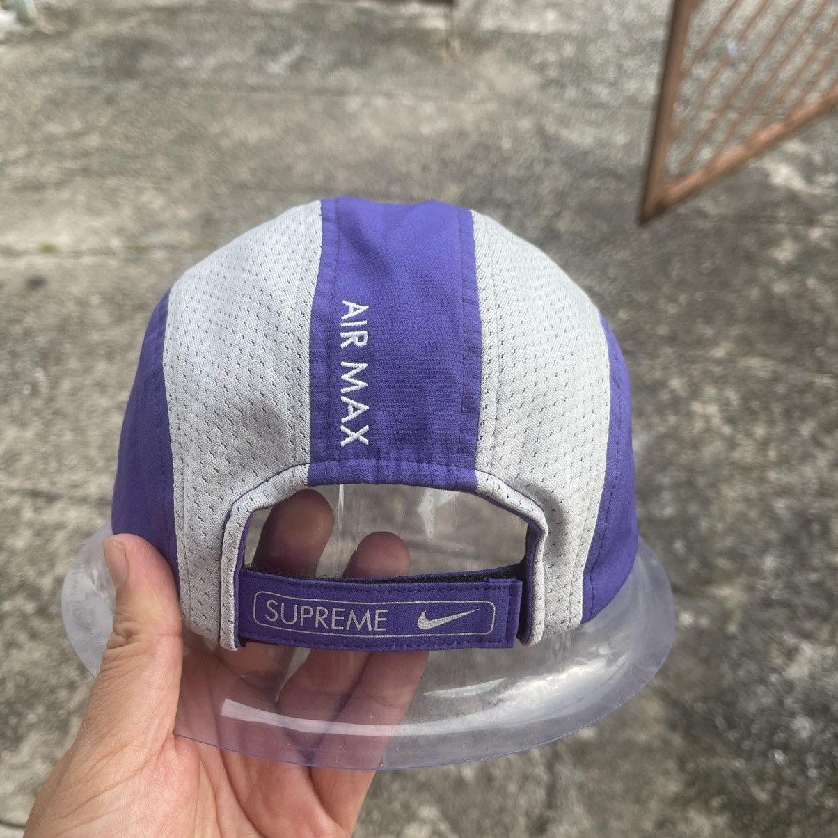 Nike × Supreme Supreme x Nike SS21 Trail Running Hat Purple (KREAM Tag) Size ONE SIZE - 7 Thumbnail