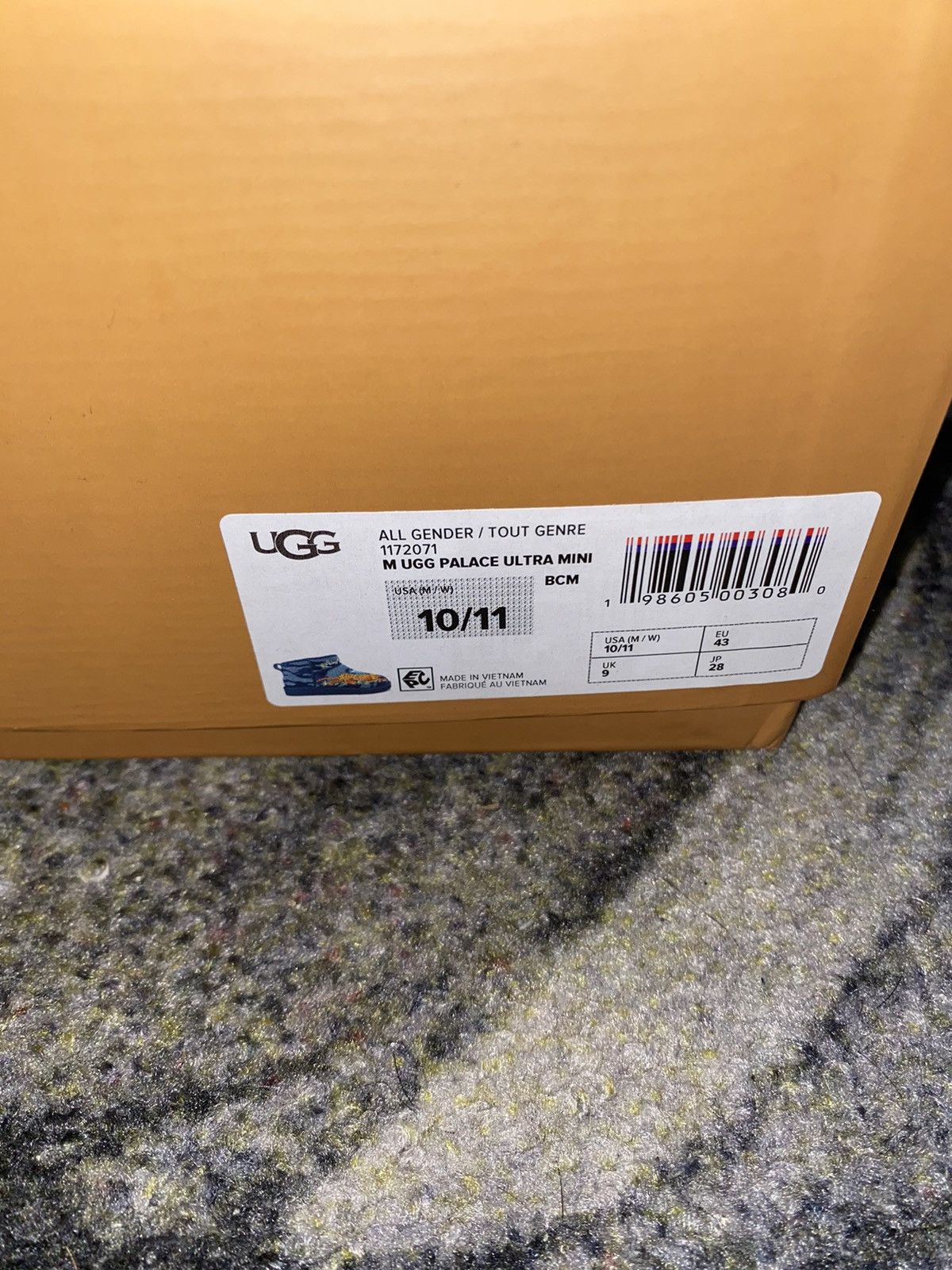 Palace × Ugg UGG Tasman Slipper Palace Navy Camo Size US 10 / EU 43 - 8 Thumbnail