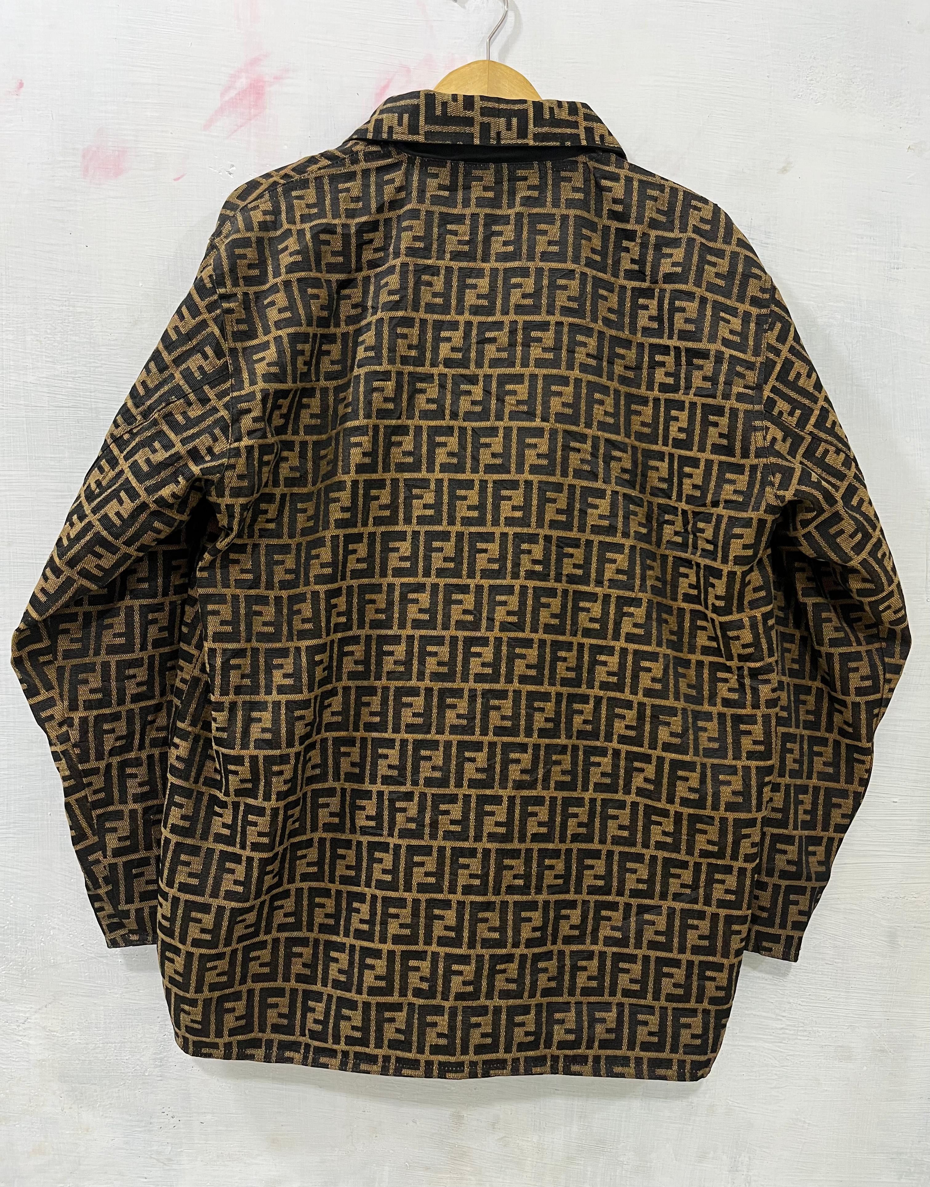 Fendi Vintage Fendi Zucca Reversible Jacket Size US L / EU 52-54 / 3 - 2 Thumbnail
