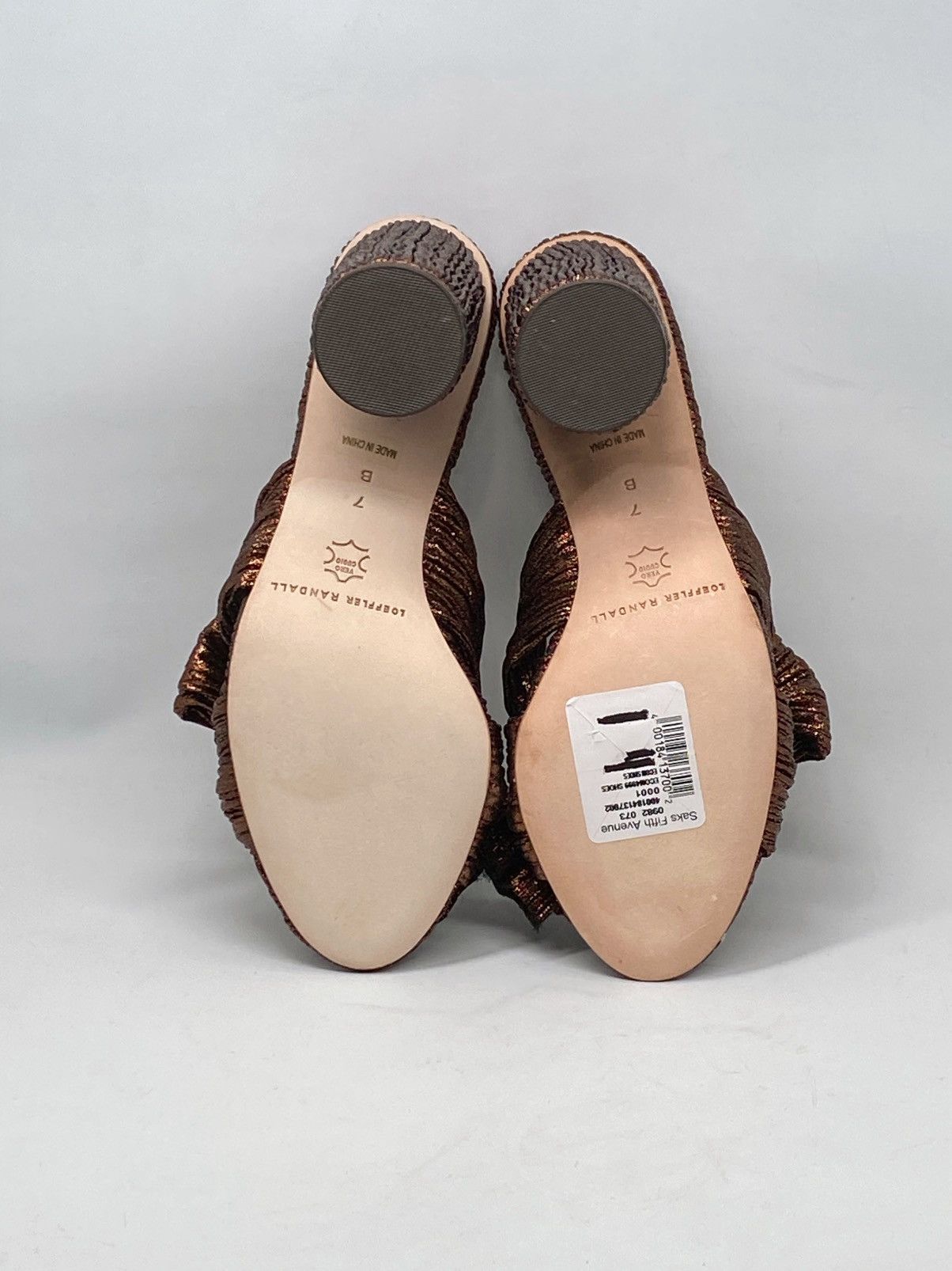 Loeffler Randall Loeffler Randall Metallic Lamé Block-Heel Mules size 7 Size US 7 / IT 37 - 12 Thumbnail