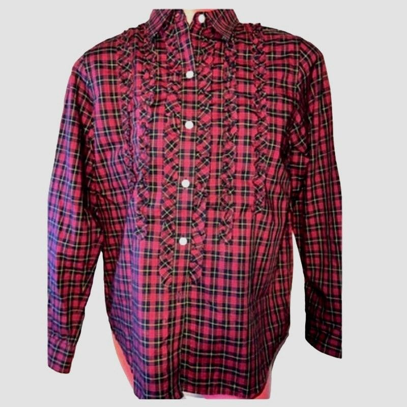Lauren Ralph Lauren Vintage Lauren Ralph Lauren Wallace Tartan Plaid Ruffled S Size S / US 4 / IT 40 - 1 Thumbnail