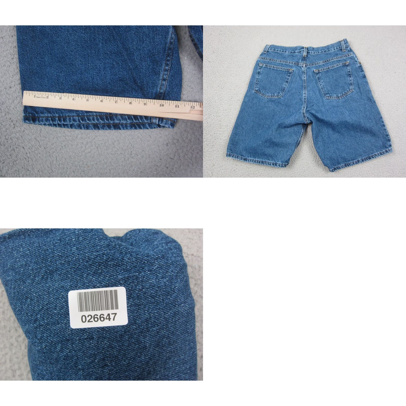 Denime VINTAGE Backroad Shorts Mens 34 Blue Denim 90s Jeans Jorts Baggy Work Size US 34 / EU 50 - 9 Thumbnail