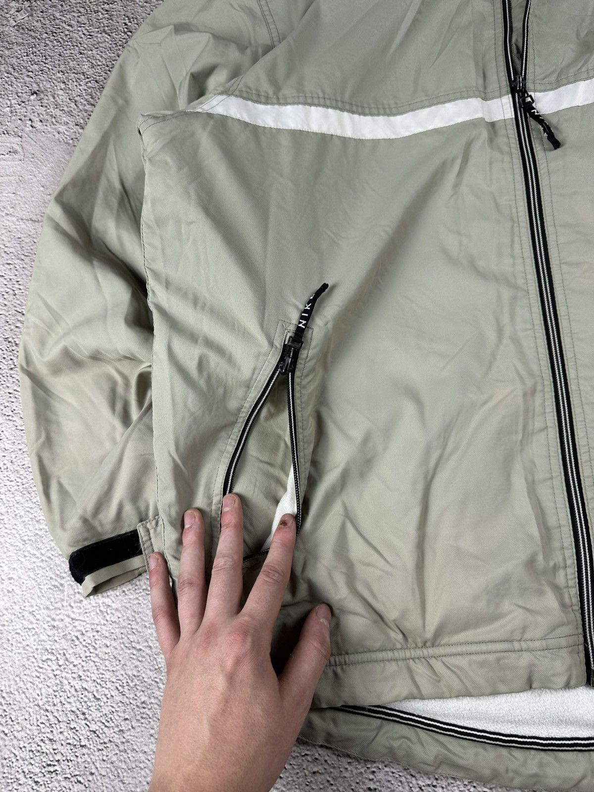 Nike VTG Retro Nike Fleece Lined Jacket Gorpcore Style Y2K Size US XL / EU 56 / 4 - 7 Thumbnail