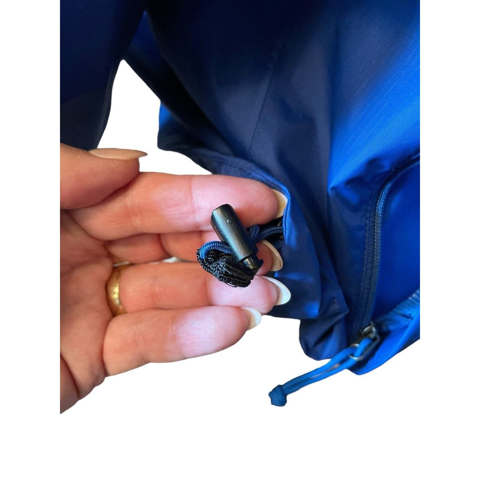 The North Face The North Face Full Zip Blue Nylon Shell Mesh Liner Jacket Size US L / EU 52-54 / 3 - 6 Thumbnail