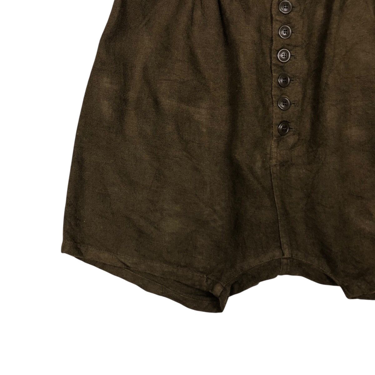 Sunao Kuwahara 📌Rich Brown Vintage Short Pants Sunaokuwahara Issey Miyake Size 30" / US 8 / IT 44 - 5 Thumbnail