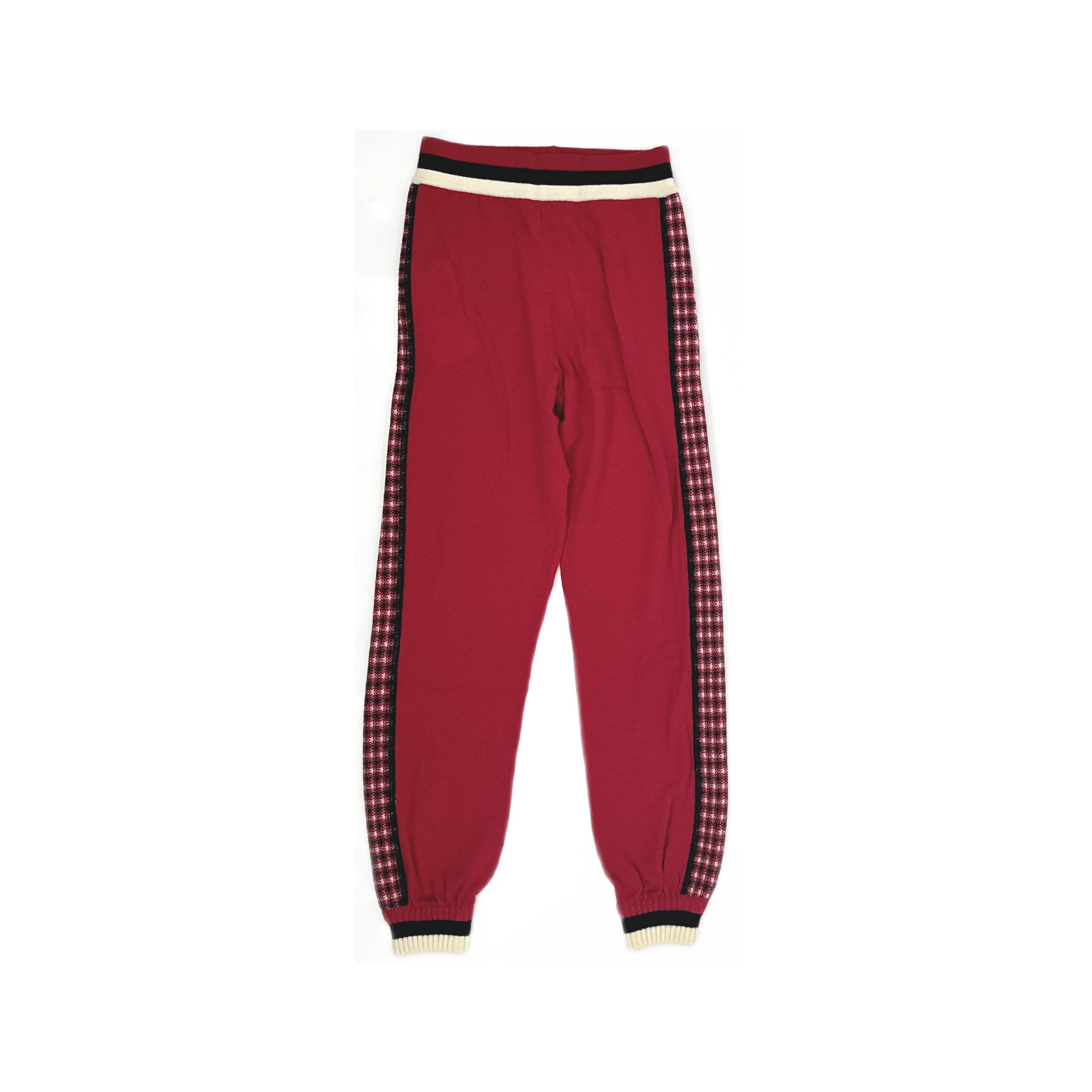 Fendi Fendi Houndstooth Trim Knit Joggers Size 38 Size 26" / US 2 / IT 38 - 1 Thumbnail