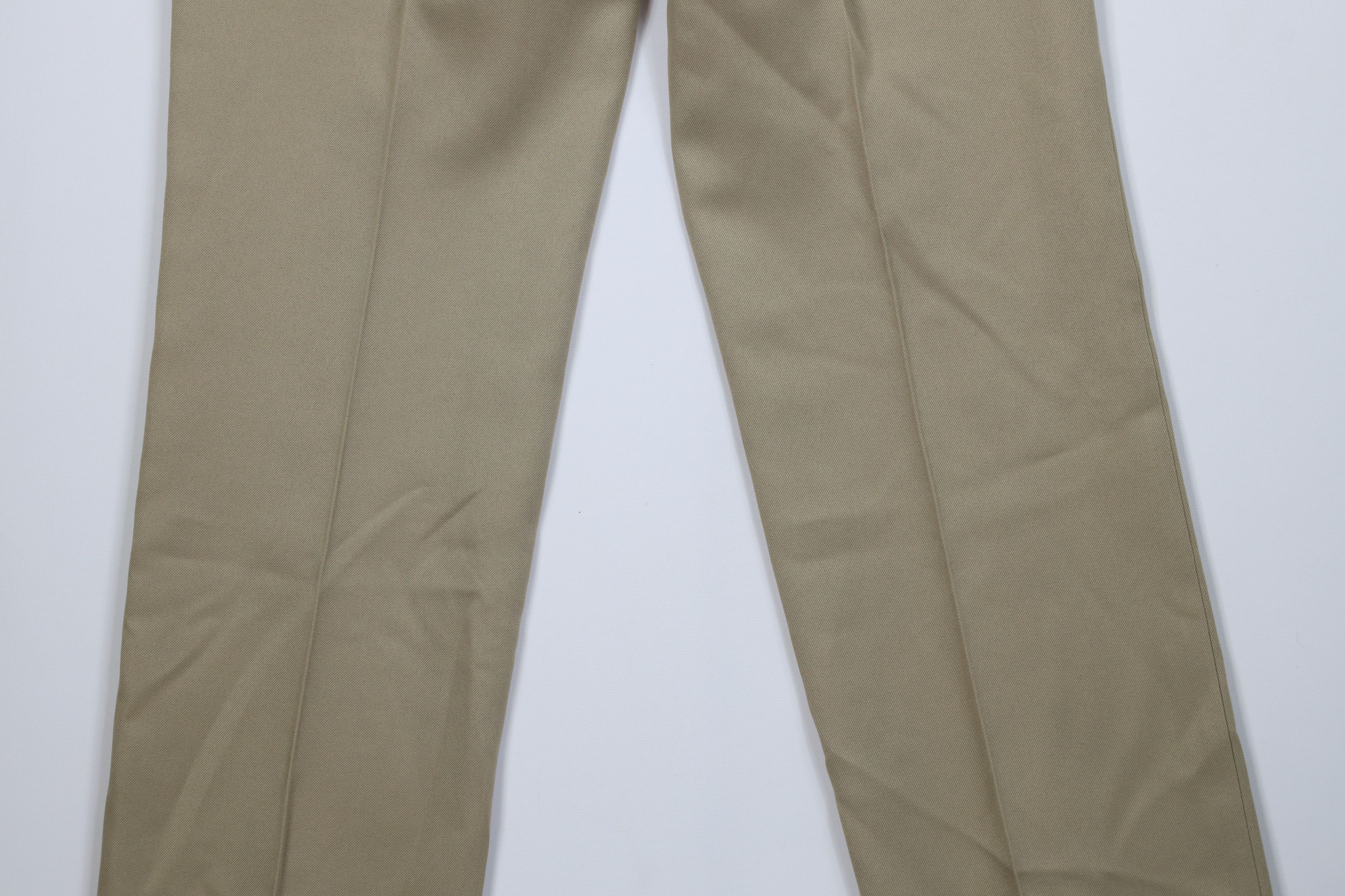 Vintage Vintage 70s Streetwear Flared Wide Leg Chino Pants Beige USA Size US 32 / EU 48 - 9 Thumbnail
