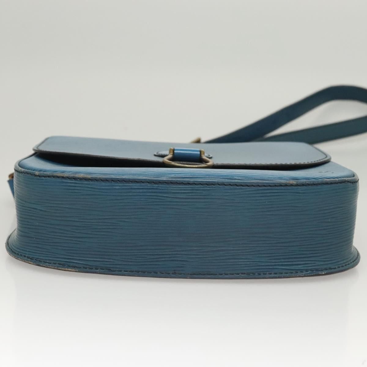 Louis Vuitton LOUIS VUITTON Epi Saint Cloud GM Shoulder Bag Toledo Blue Size ONE SIZE - 5 Thumbnail