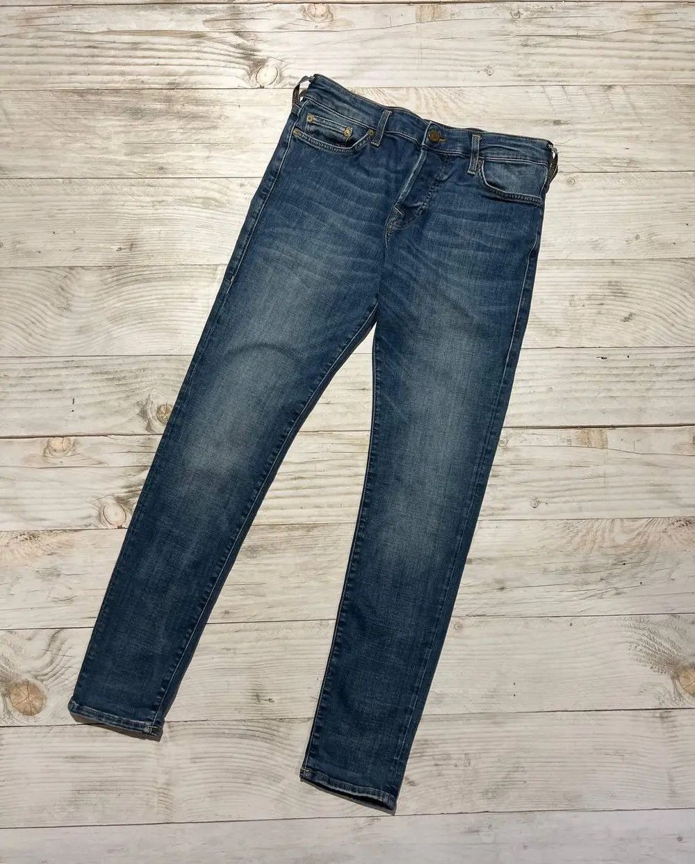 True Religion Vintage True Religion Tony Denim Jeans Skinny Y2K Size US 33 - 2 Thumbnail