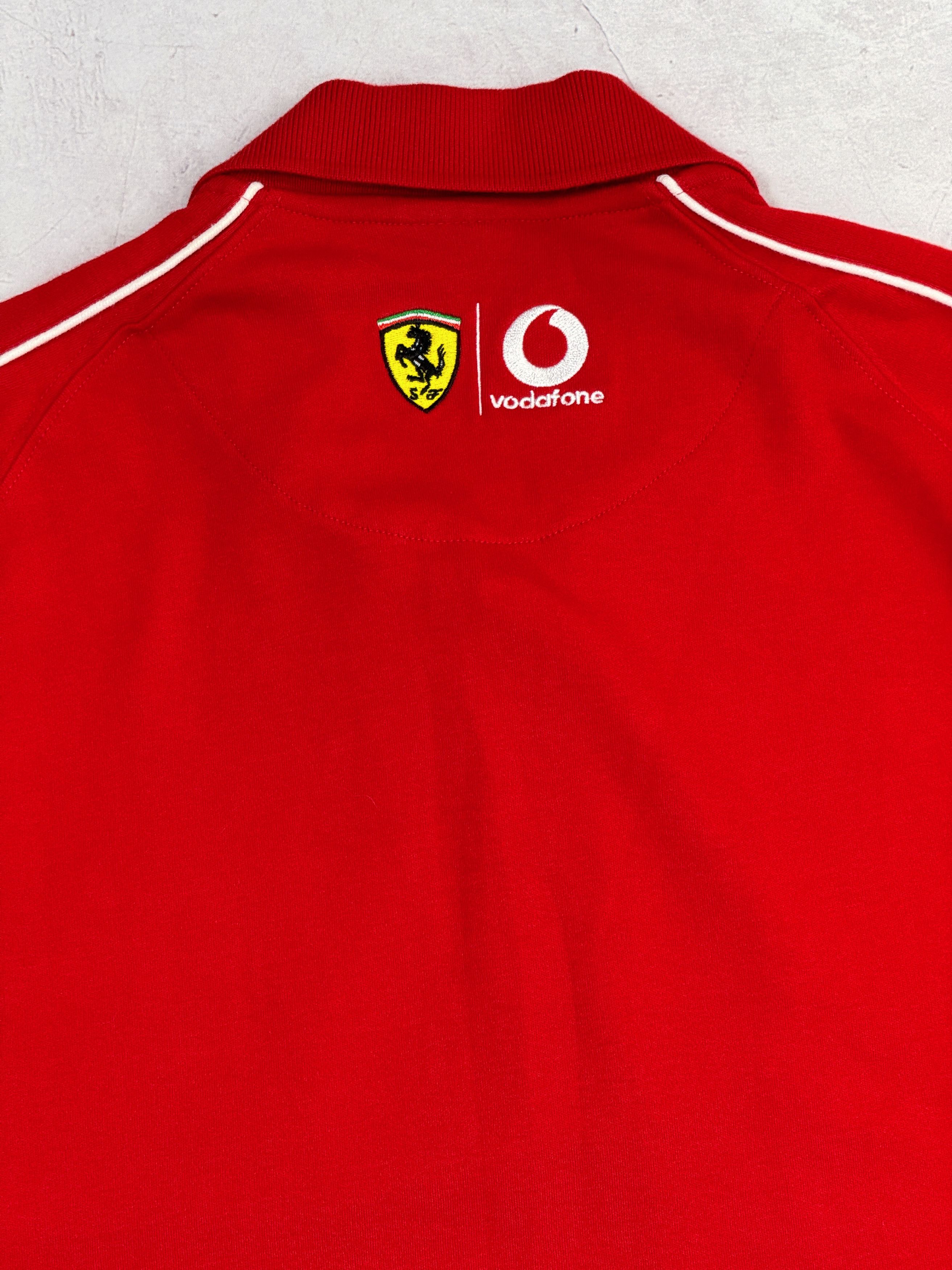 Ferrari × Formula 1 × Vintage Y2K 2002 Ferrari & Vodafone Polo T-Shirt Racing F1 Team Size US M / EU 48-50 / 2 - 14 Thumbnail