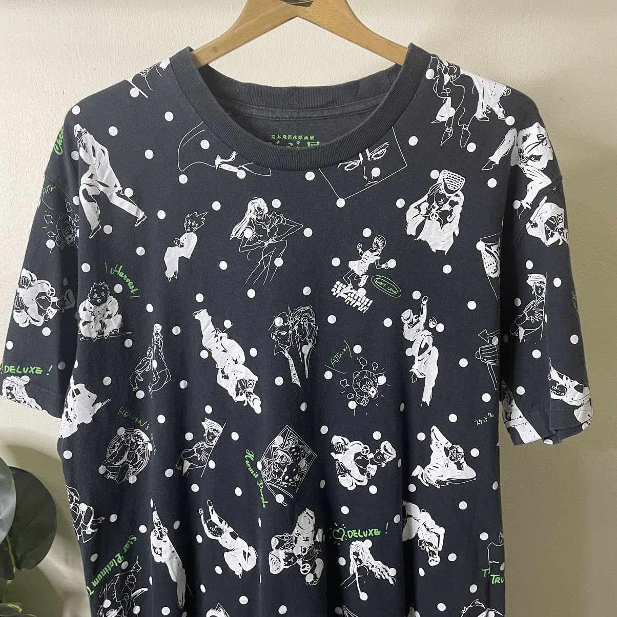 Anime × Cartoon Network × Vintage JoJo's Bizarre Adventure Diamond Is Unbreakable Movie Promo Size US L / EU 52-54 / 3 - 2 Thumbnail