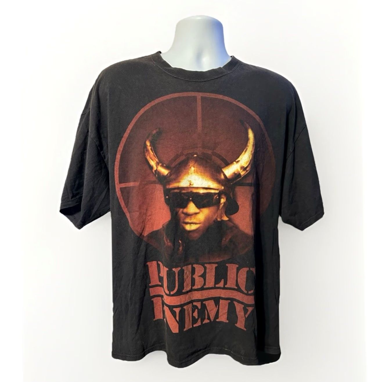 Vintage VINTAGE Public Enemy Flavor Flav Shirt Men 2XL Black Short Sleeve Viking Hat 2009 Size US XXL / EU 58 / 5 - 4 Thumbnail
