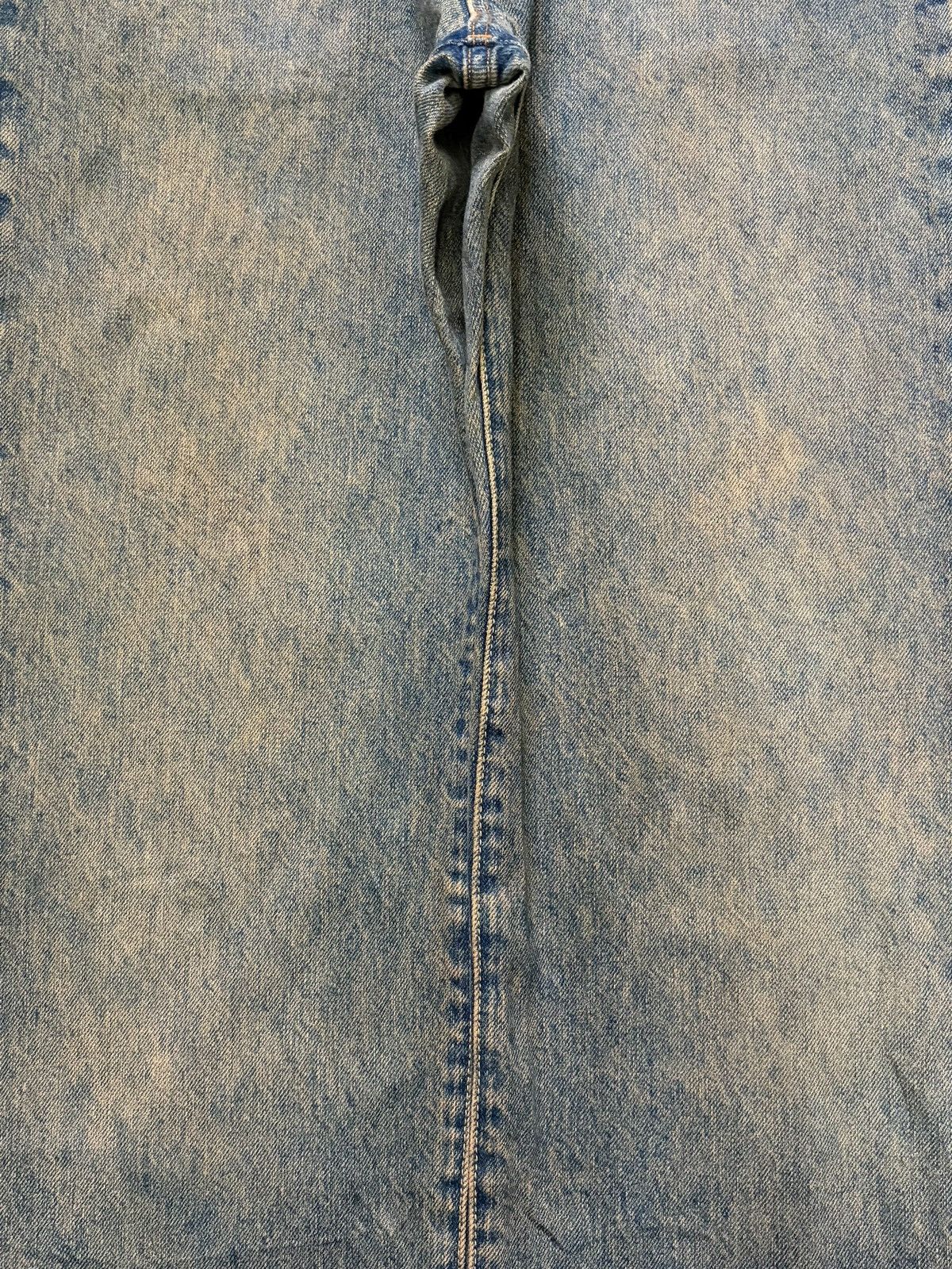 Wrangler Vintage Wrangler Blue Bell Buckle Back Mud Wash Loose Jeans Size US 28 / EU 44 - 3 Thumbnail