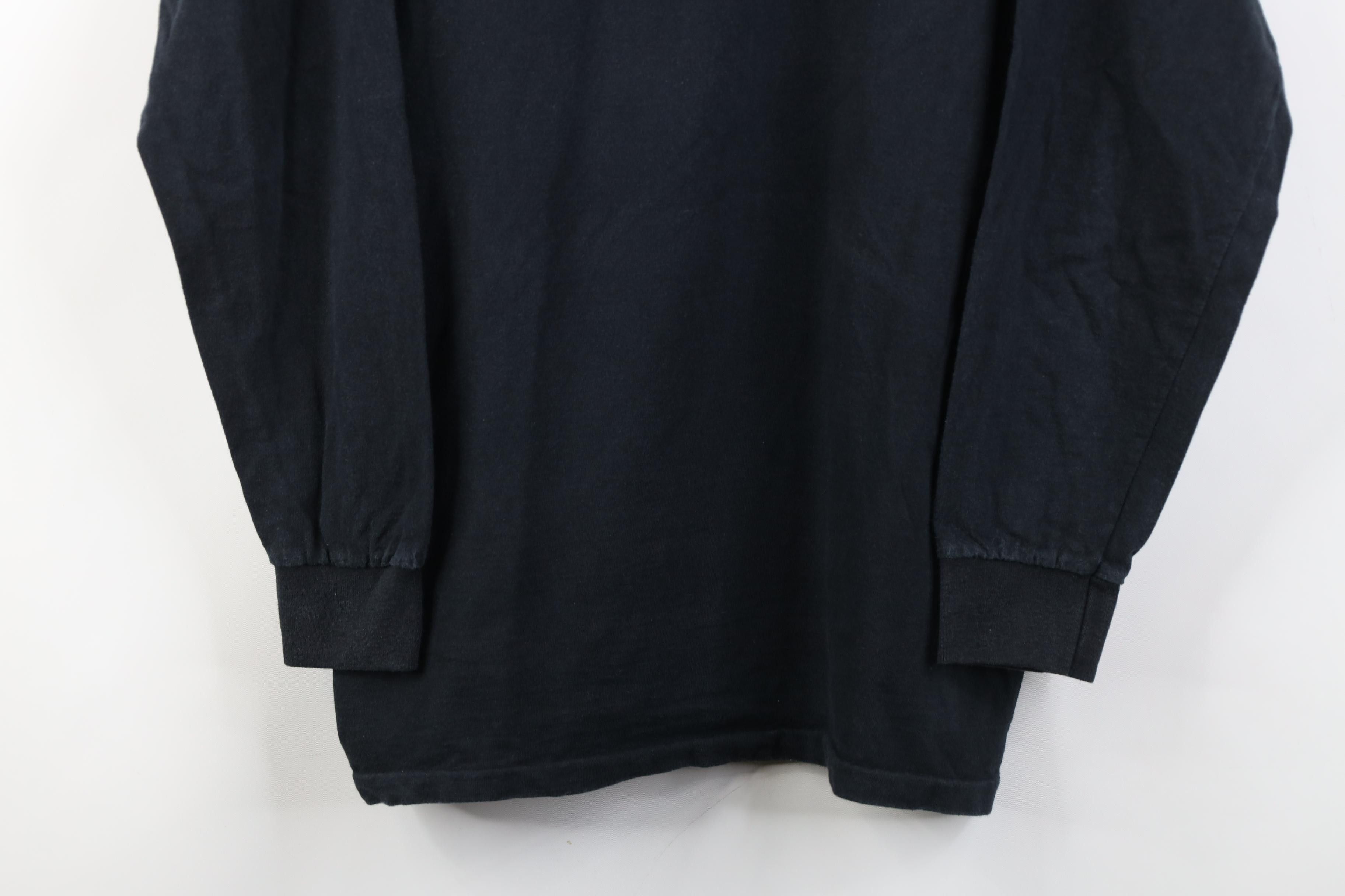 Vintage Vintage 90s Streetwear Mock Neck Long Sleeve T-Shirt USA Size XL / US 12-14 / IT 48-50 - 3 Thumbnail