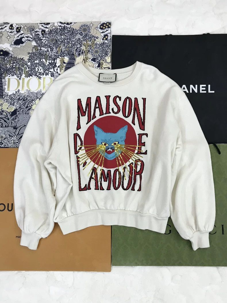 Gucci Limited Edition Crying Cat Sweatshirt