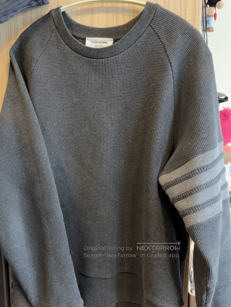 Thom Browne Thom Browne Waffle hoodie Size US L / EU 52-54 / 3 - 1 Thumbnail