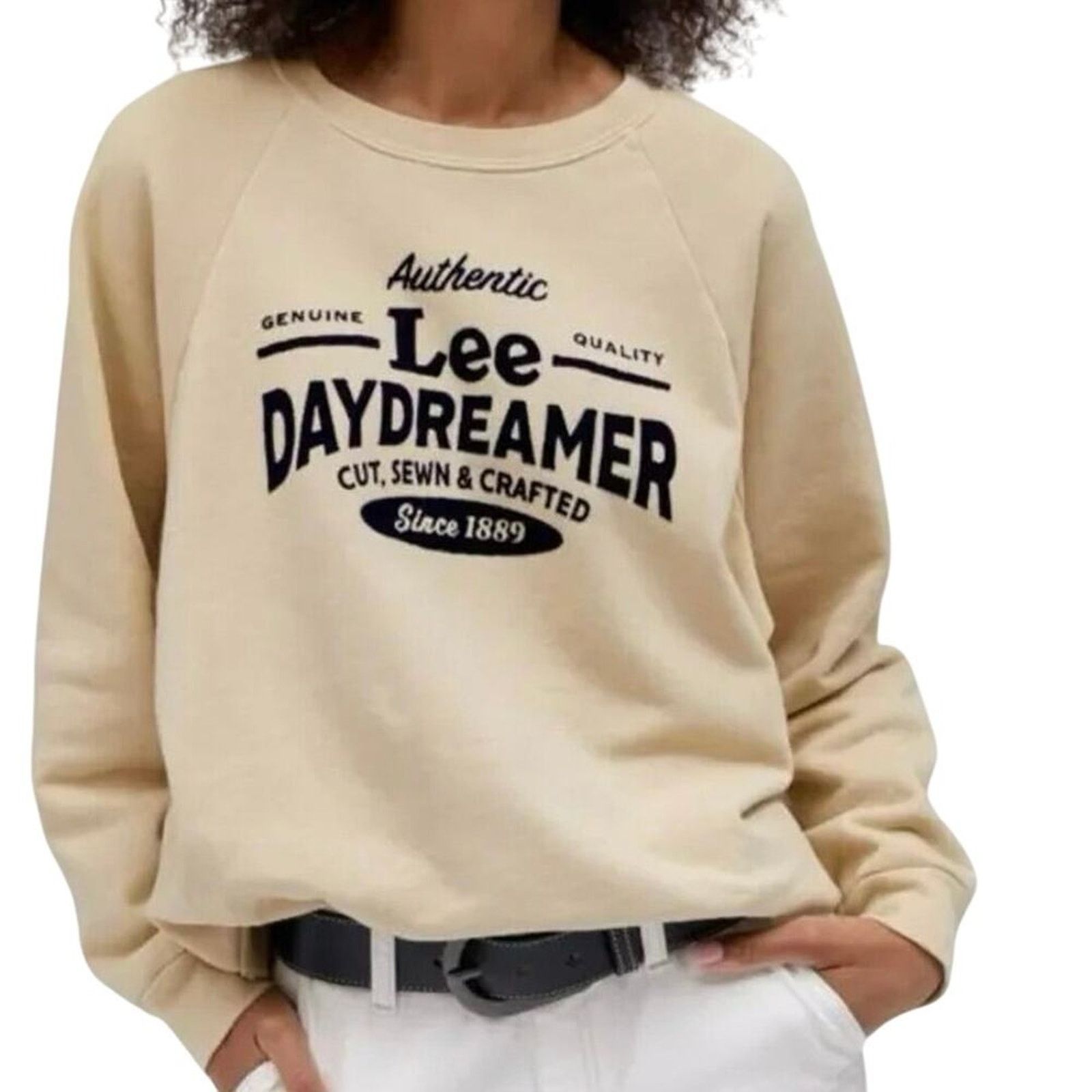 Daydreamer DAYDREAMER x LEE Genuine Quality Sweatshirt in Khaki Size M Size M / US 6-8 / IT 42-44 - 1 Thumbnail