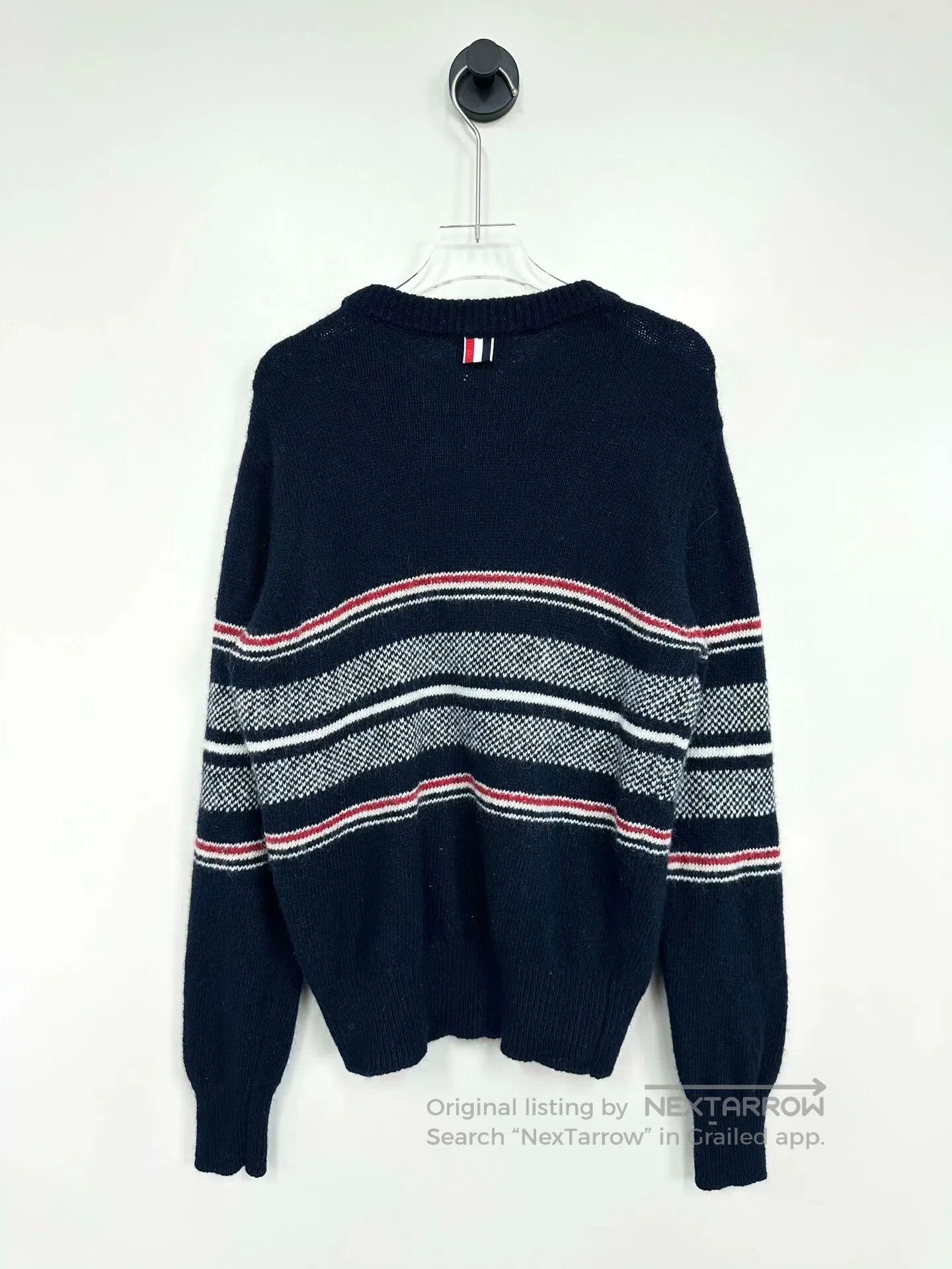 Thom Browne Thom Browne Navy Striped Knit Sweater| Size US XS / EU 42 / 0 - 2 Thumbnail