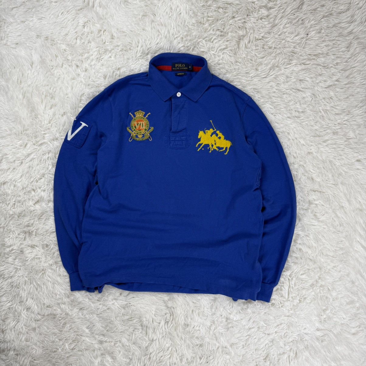 Ralph Lauren Polo Ralph Lauren Vintage Blue Sweatshirt M Old Regby Club Size US M / EU 48-50 / 2 - 1 Thumbnail