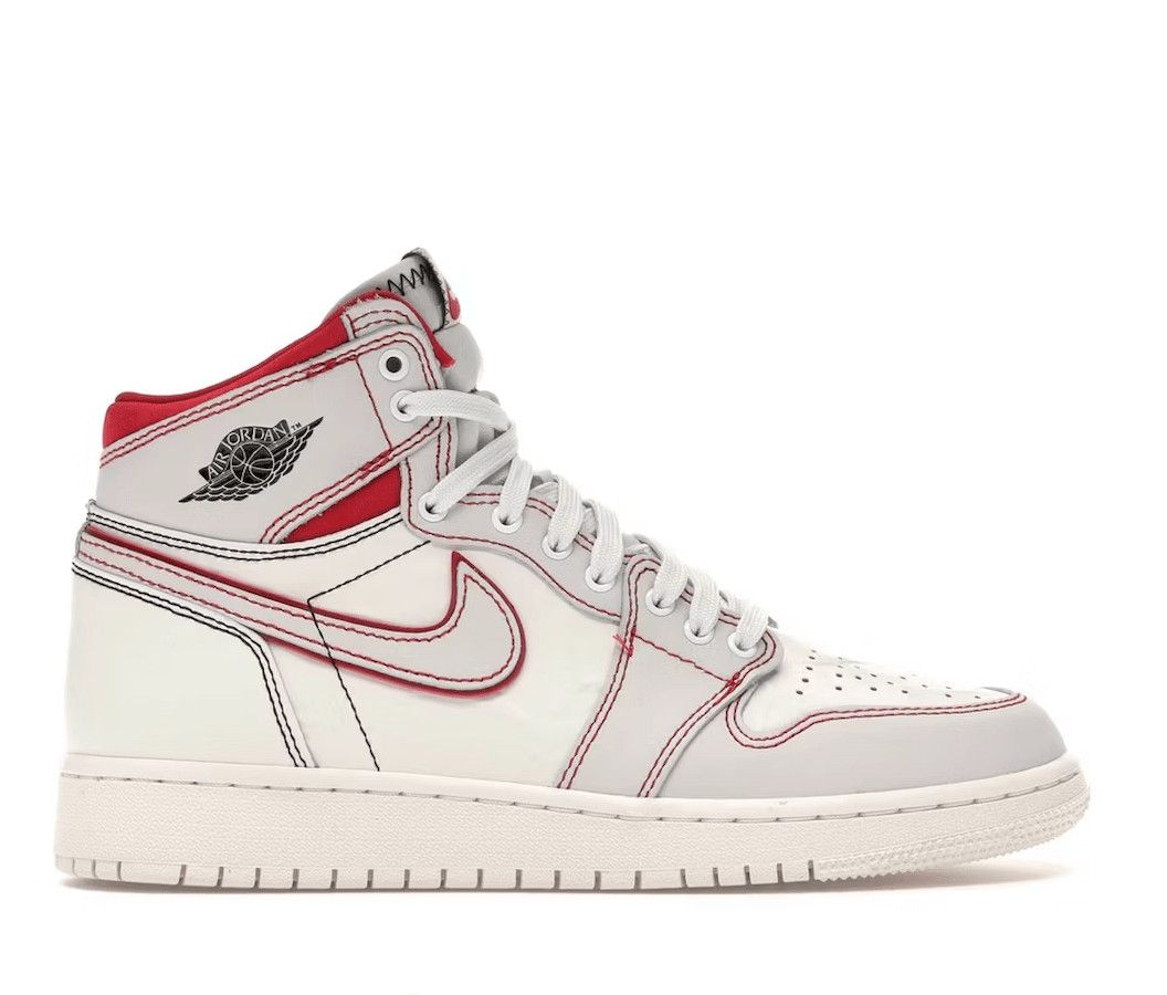 Nike 1 Retro High Phantom Gym Red (GS) Size US 6 / EU 39 - 1 Thumbnail