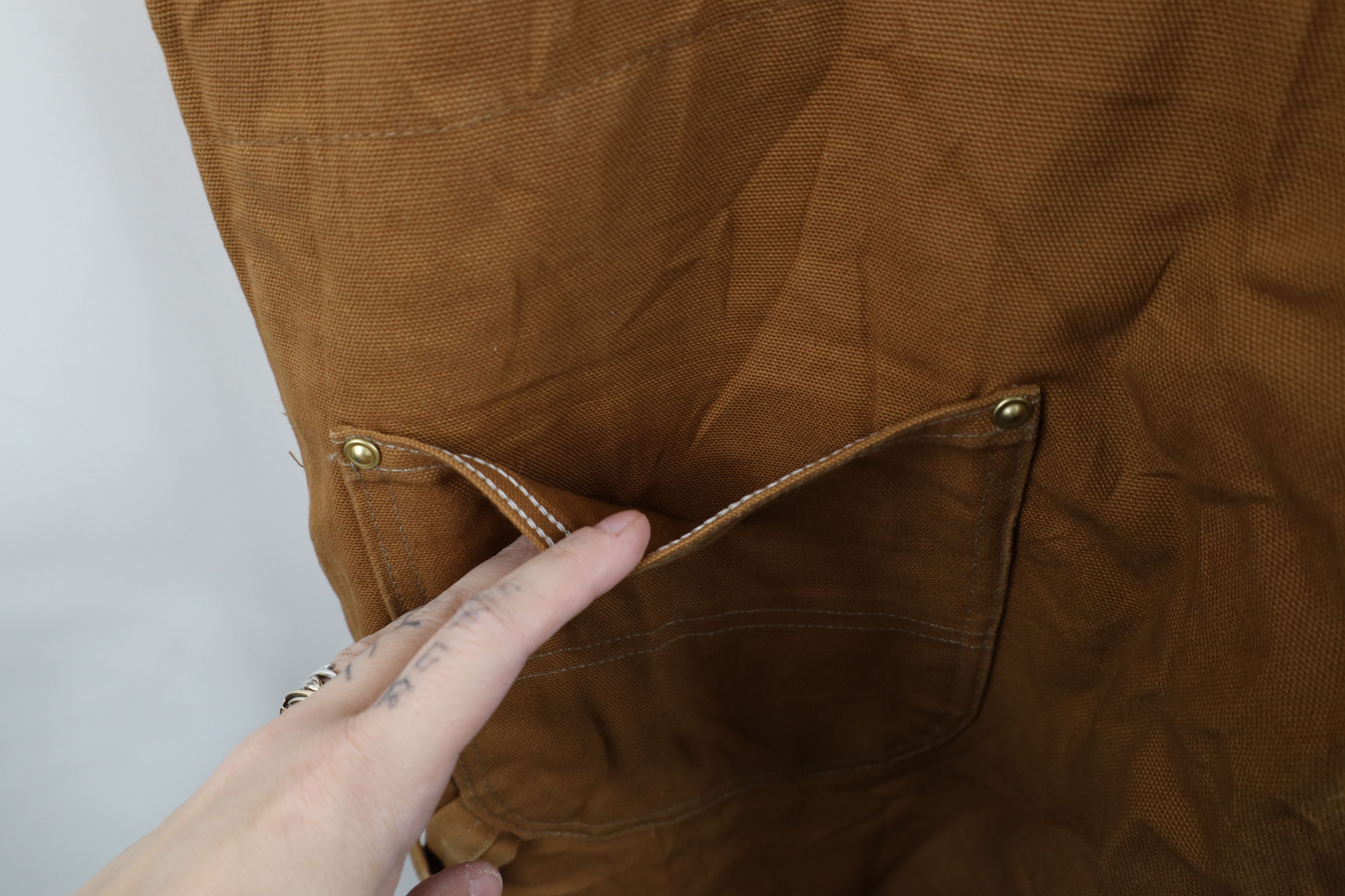 Carhartt Vintage Y2K 2003 Carhartt Distressed Quilted Overalls Size US 44 / EU 60 - 12 Thumbnail