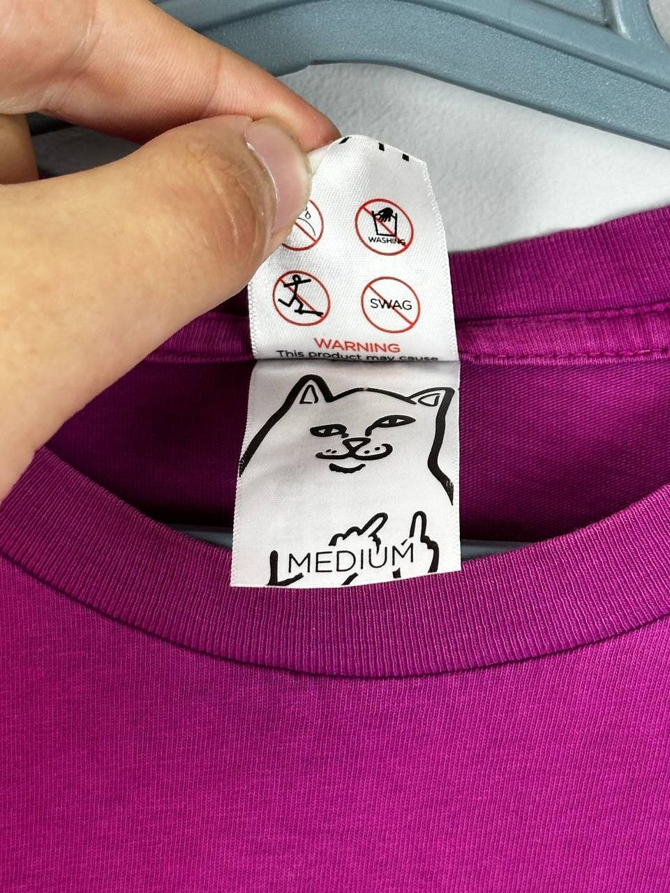 RIPNDIP Vintage Purple T-Shirt RipNDip Big Print Nerm Cat Size US M / EU 48-50 / 2 - 7 Thumbnail