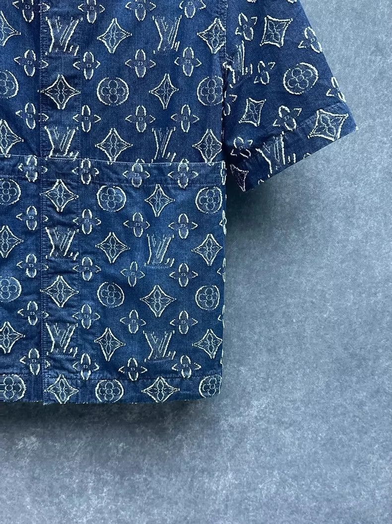 Louis Vuitton Louis Vuitton Louis Vuitton Logo Embroidered Short Sleeve Size US M / EU 48-50 / 2 - 3 Thumbnail