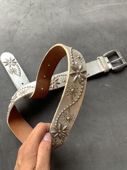 If Six Was Nine Vintage belt studded flowers kmrii styled | Grailed