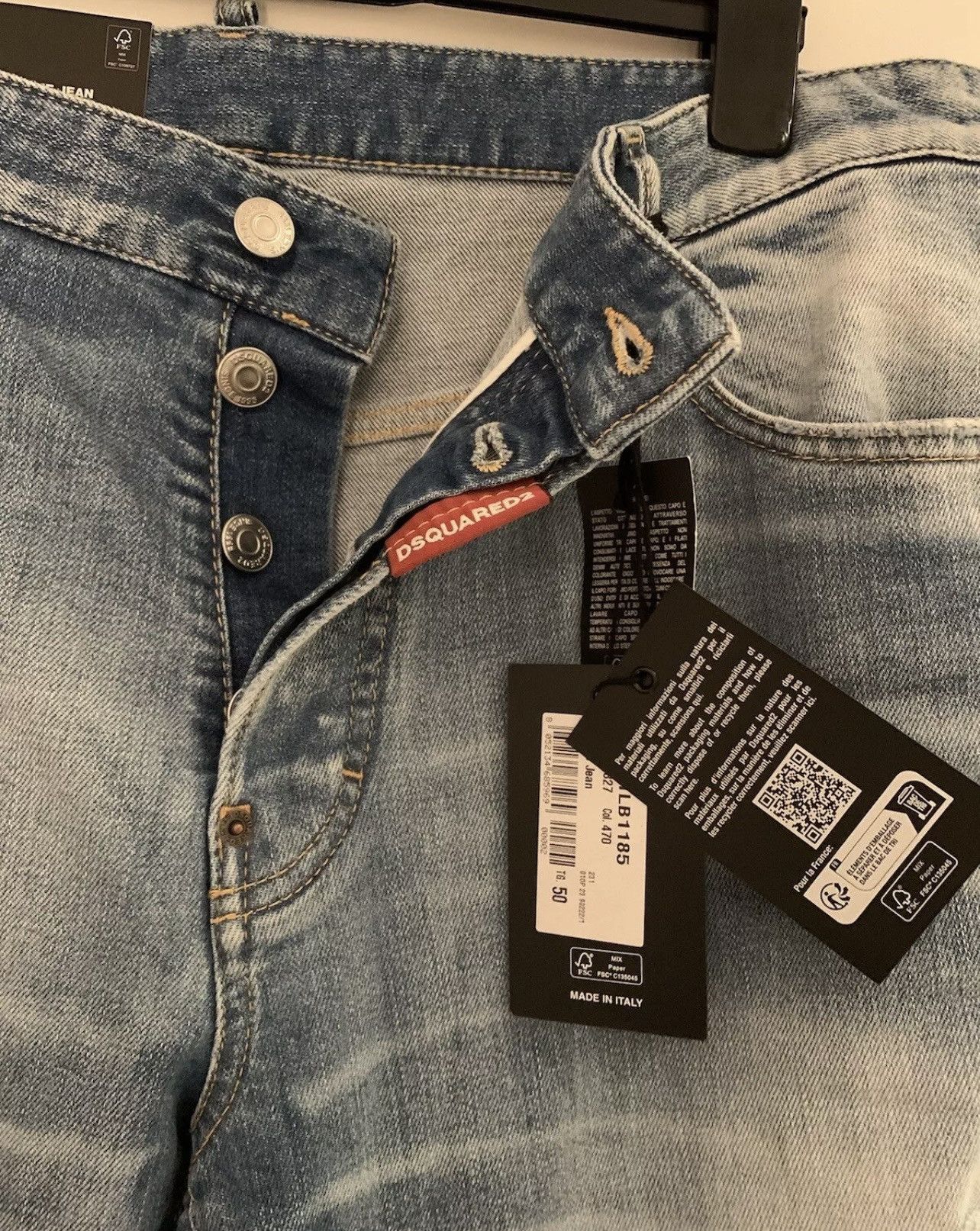Dsquared2 Dsquared2 DSQUARED2 ROADIE JEANS BLUE SIZE 50 Waist 38 Inch Size US 34 / EU 50 - 6 Thumbnail
