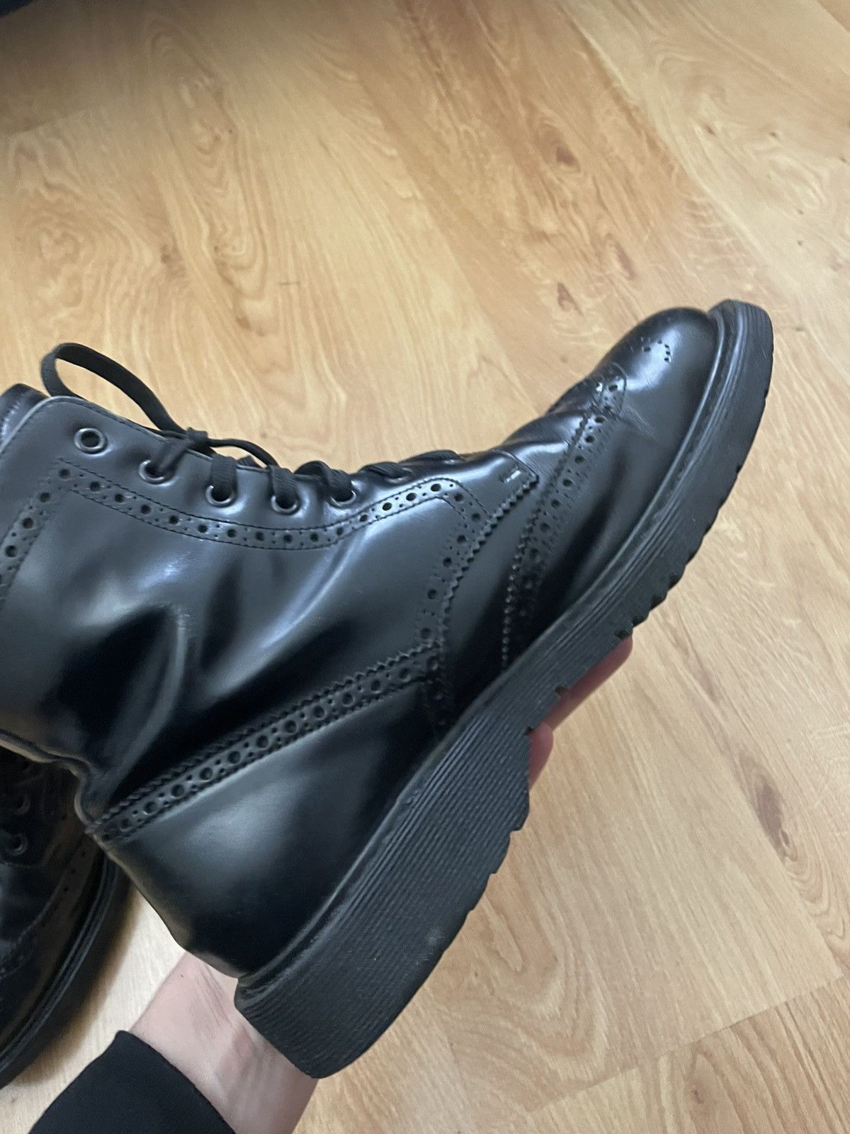 Prada Prada FW09 combat business boots Size US 11 / EU 44 - 8 Thumbnail