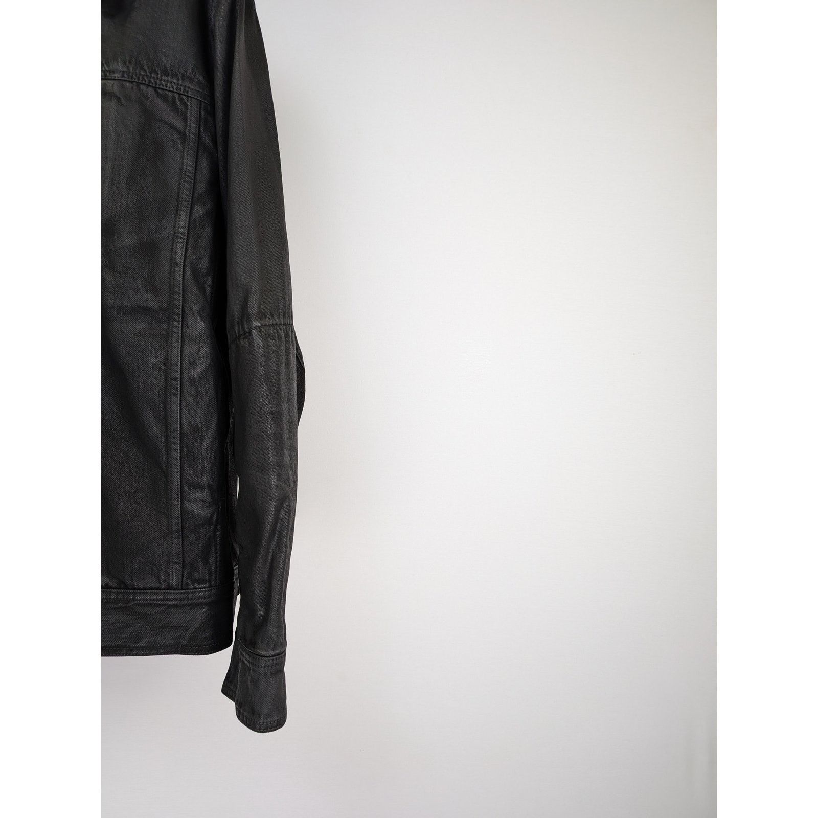 Rick Owens o1rshd1 Lido Worker Jacket in Black Wax Size US L / EU 52-54 / 3 - 3 Thumbnail