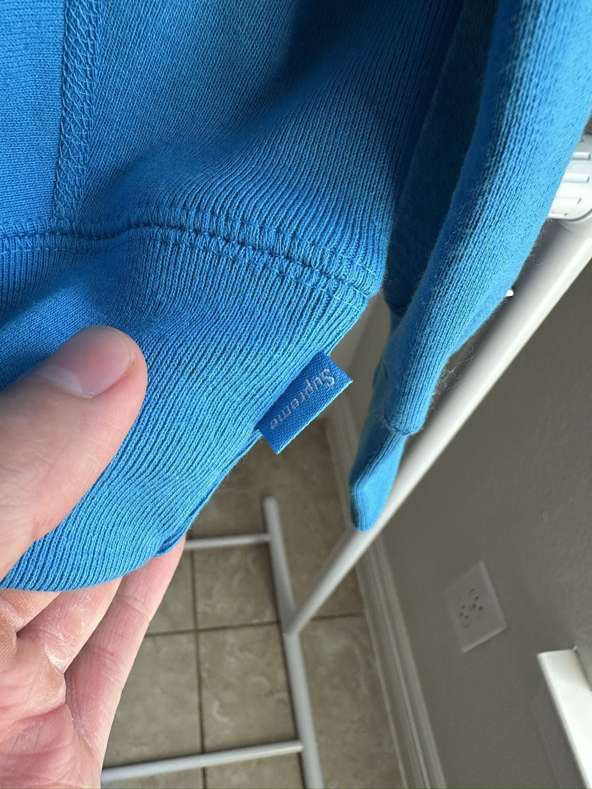 Supreme FW25 Cyan Box Logo Hoodie Size US M / EU 48-50 / 2 - 5 Thumbnail