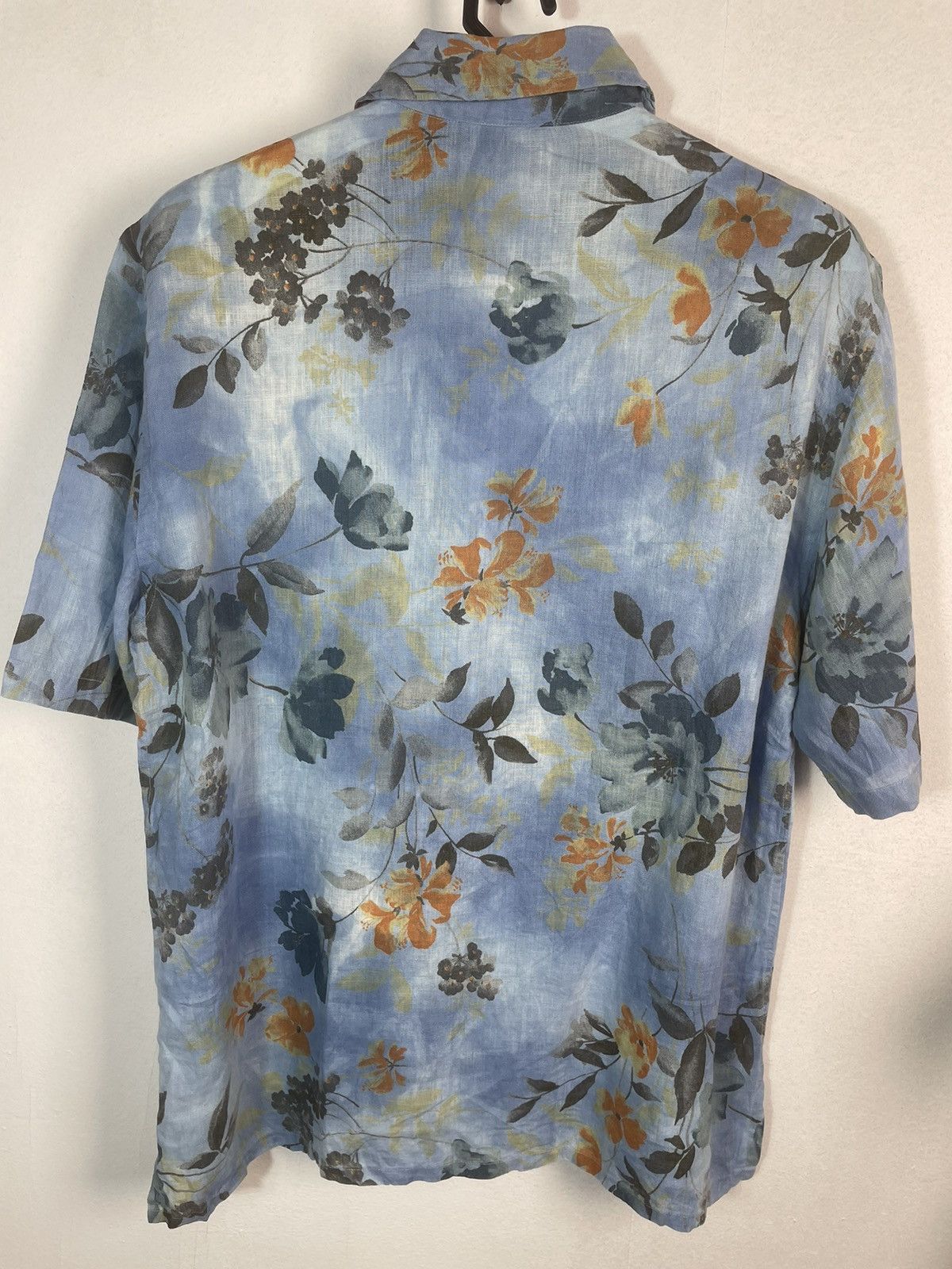 Aquascutum × Vintage Vintage Aquascutum Floral Motifs Shirt Size US L / EU 52-54 / 3 - 3 Thumbnail