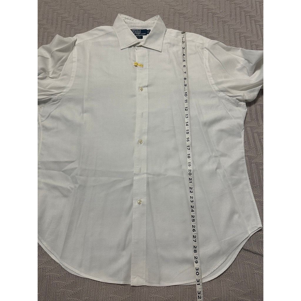 Polo Ralph Lauren Polo Ralph Lauren white textured Philip button down size 17 Size US XL / EU 56 / 4 - 6 Thumbnail