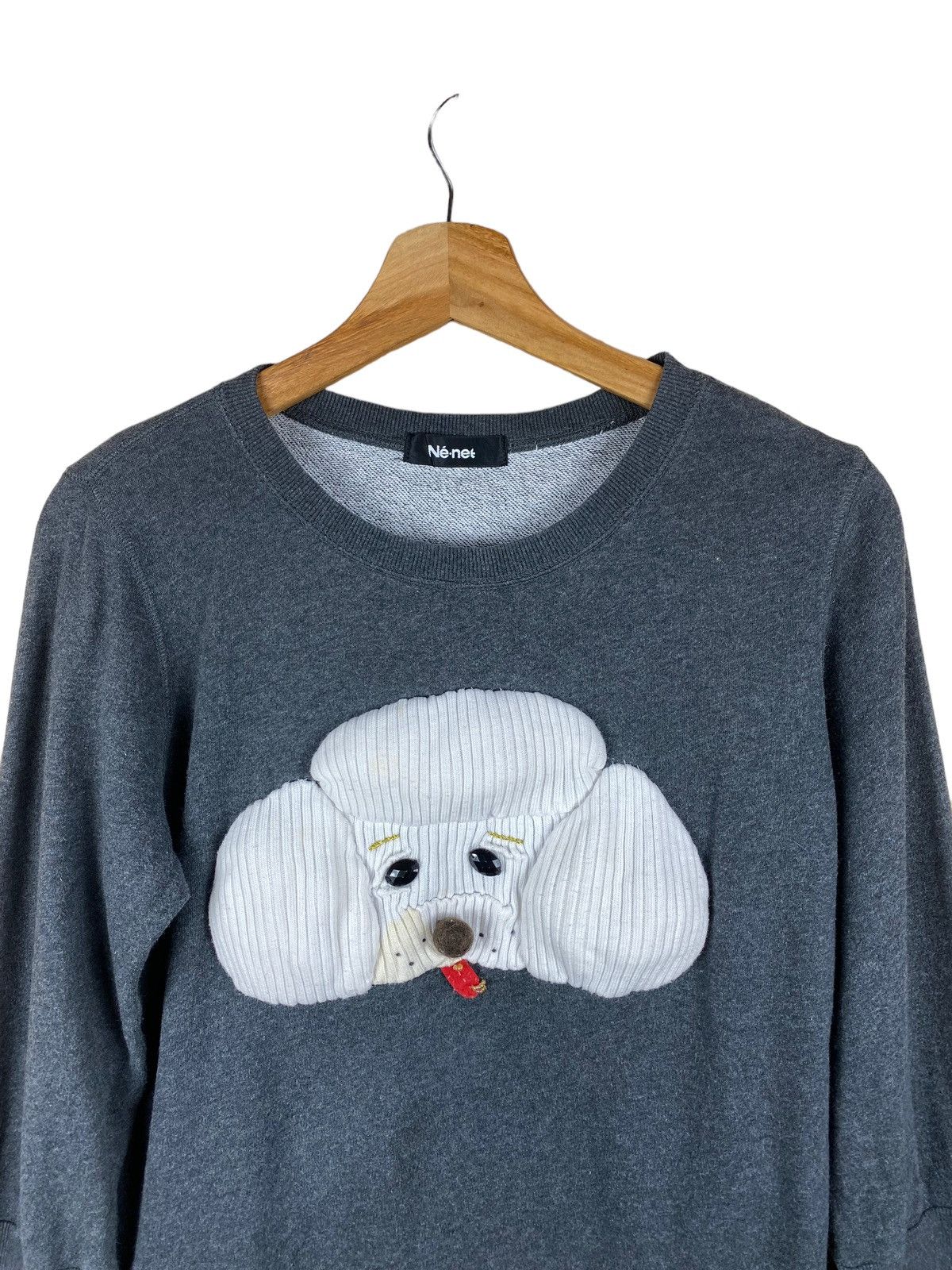 Issey Miyake × Ne-Net NE-NET PUPPY PUPPET BY ISSEY MIYAKE SWEATSHIRT Size M / US 6-8 / IT 42-44 - 2 Thumbnail