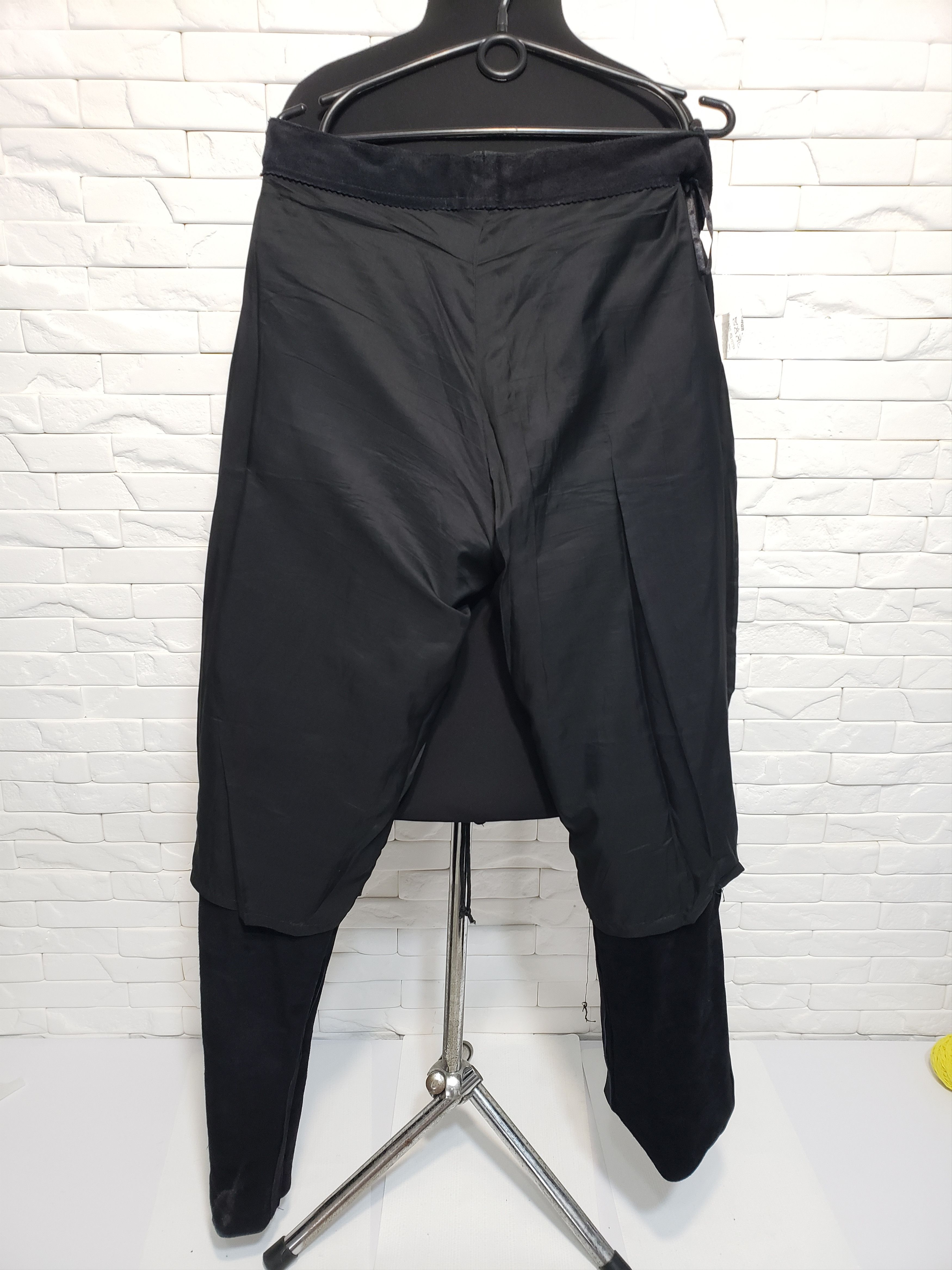 Genuine Leather Men's leather black biker pants. Size US 32 / EU 48 - 10 Thumbnail