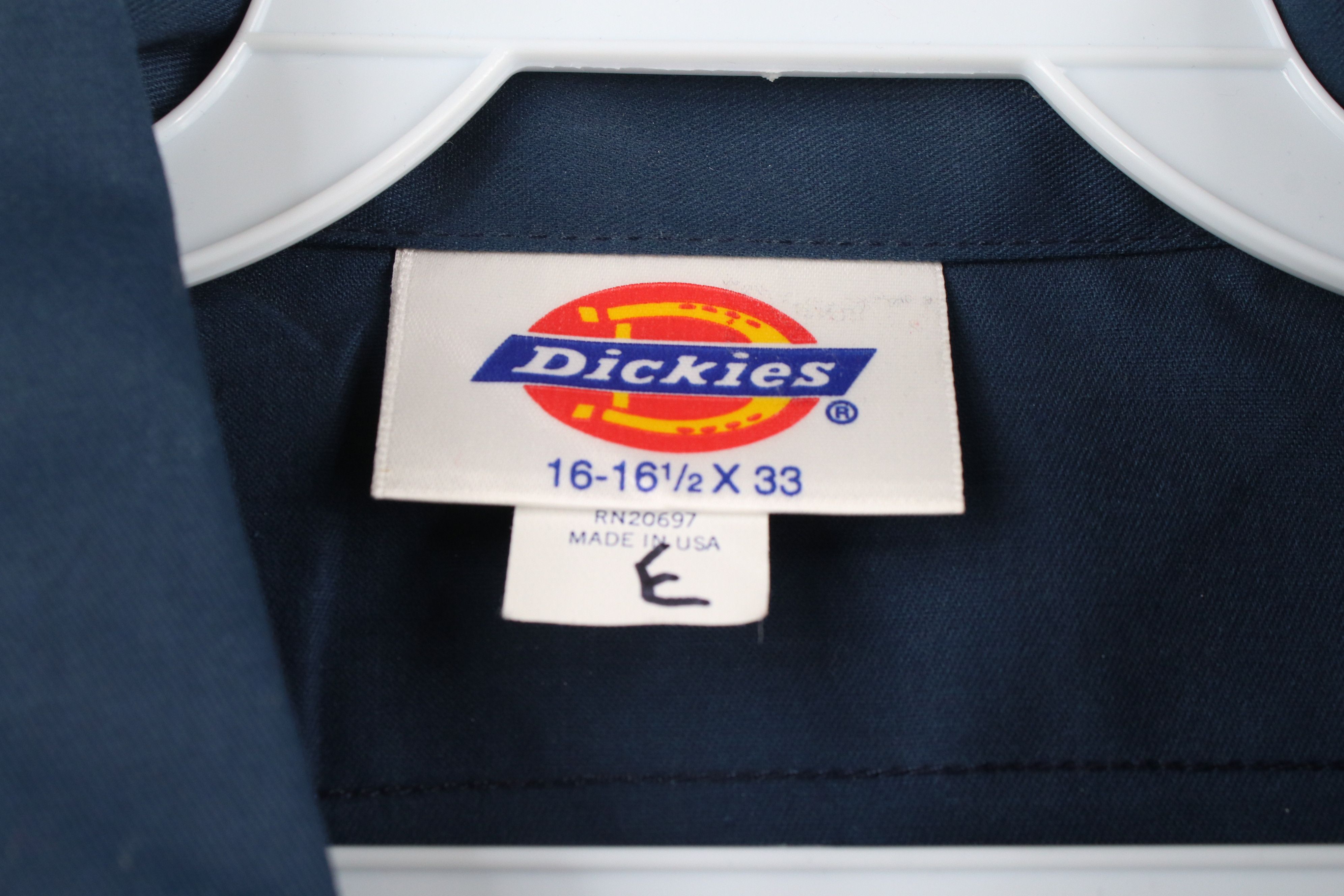 Dickies × Vintage Vintage 70s Dickies Workwear Mechanic Collared Button Shirt Size US M / EU 48-50 / 2 - 9 Thumbnail