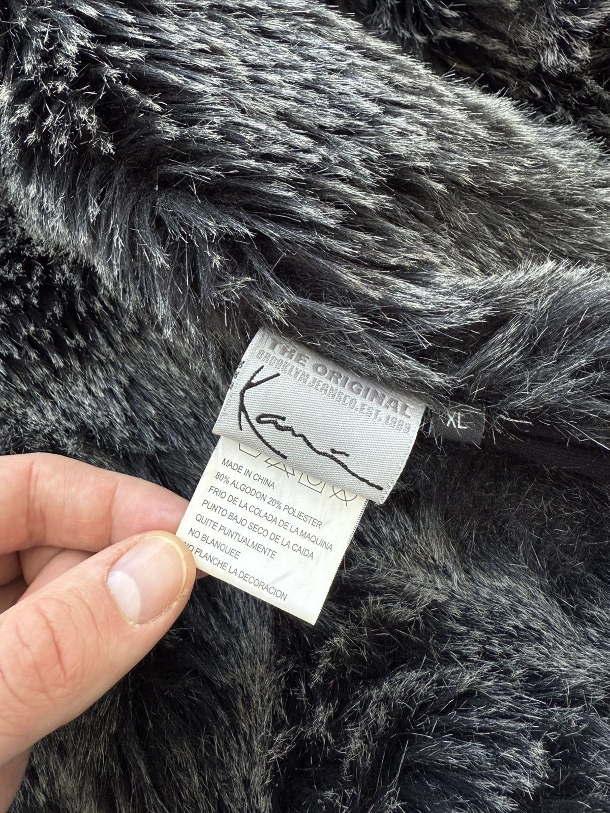 Vintage Rare Karl Kani Reversible Y2K Vintage Fur Zip Hoodie Jacket Size US XL / EU 56 / 4 - 16 Thumbnail
