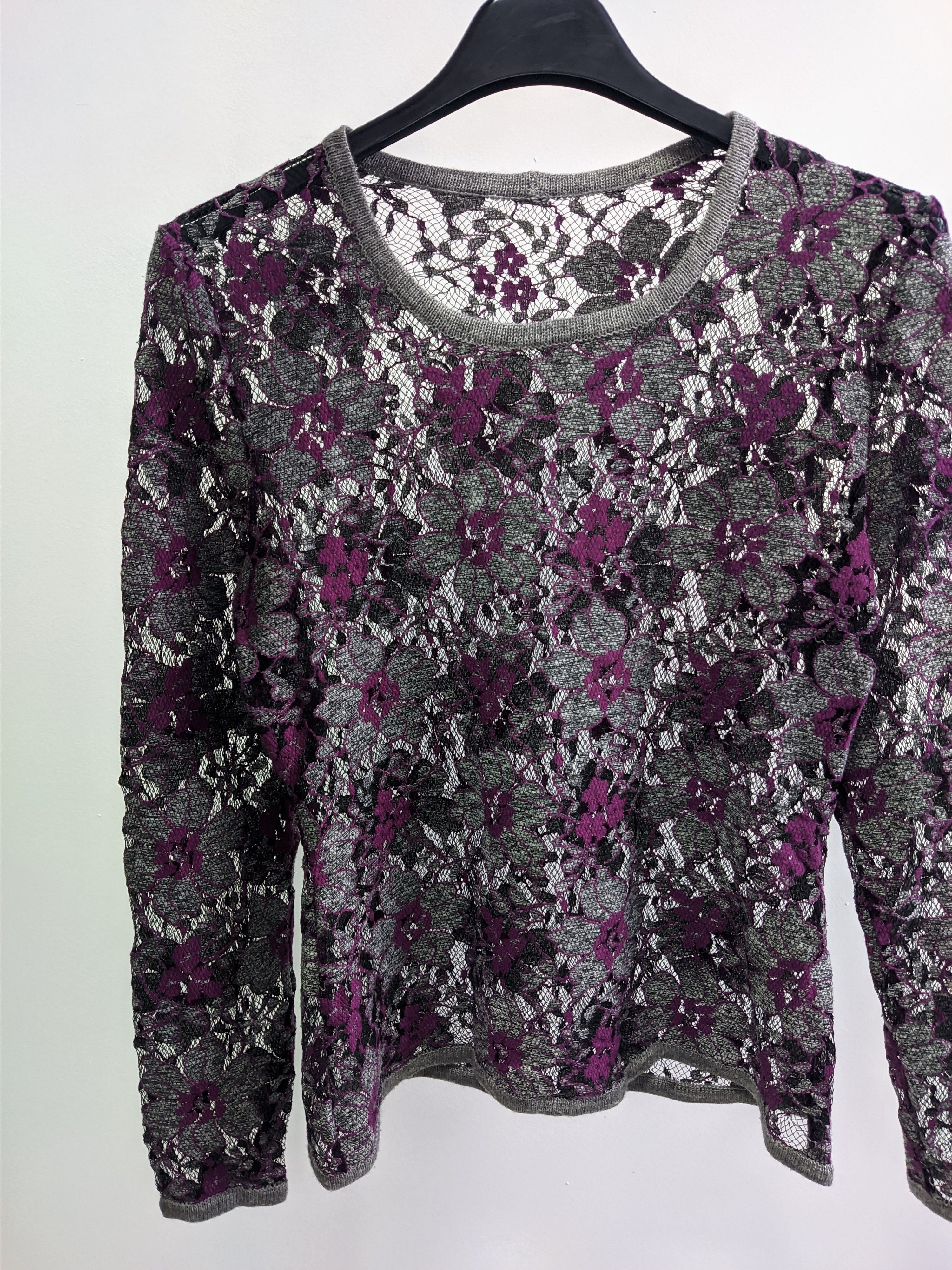 Hysteric Glamour vintage japanese floral long sleeve mesh y2k Size M / US 6-8 / IT 42-44 - 6 Thumbnail