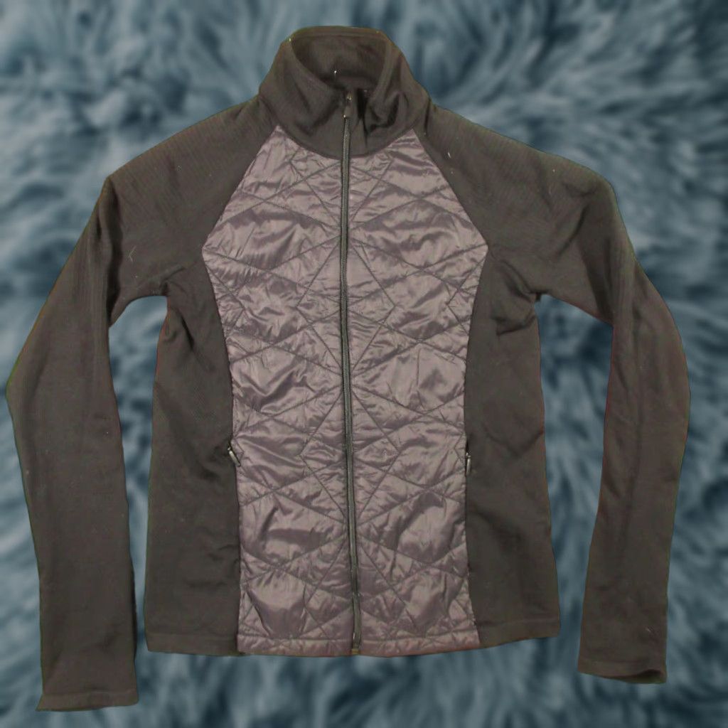 Athleta Athleta Puffer Jacket Women S Black Quilted Short Zip Vented Back Size S / US 4 / IT 40 - 1 Thumbnail