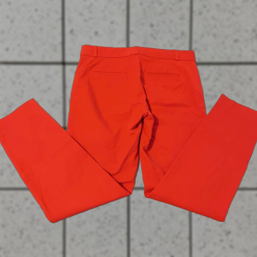 Banana Republic Banana Republic Dress Pants Womens 4 Red Cotton Chino Slacks Pants Dress Pants Red Womens Size 27" / US 4 / IT 40 - 1 Thumbnail