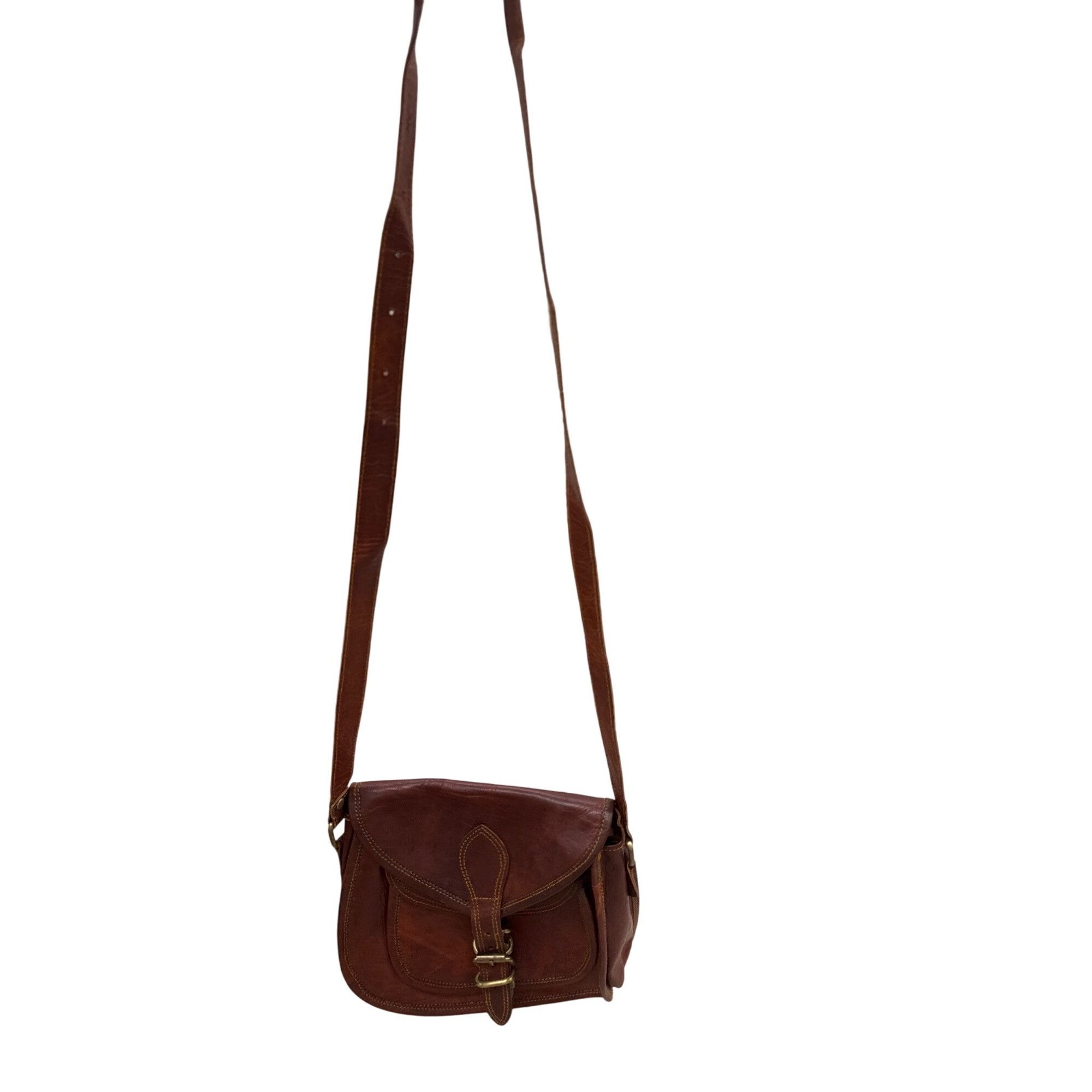 Vintage Firu womens Vintage Leather Handmade crossbody Purse 9x10 SK Size ONE SIZE - 15 Thumbnail