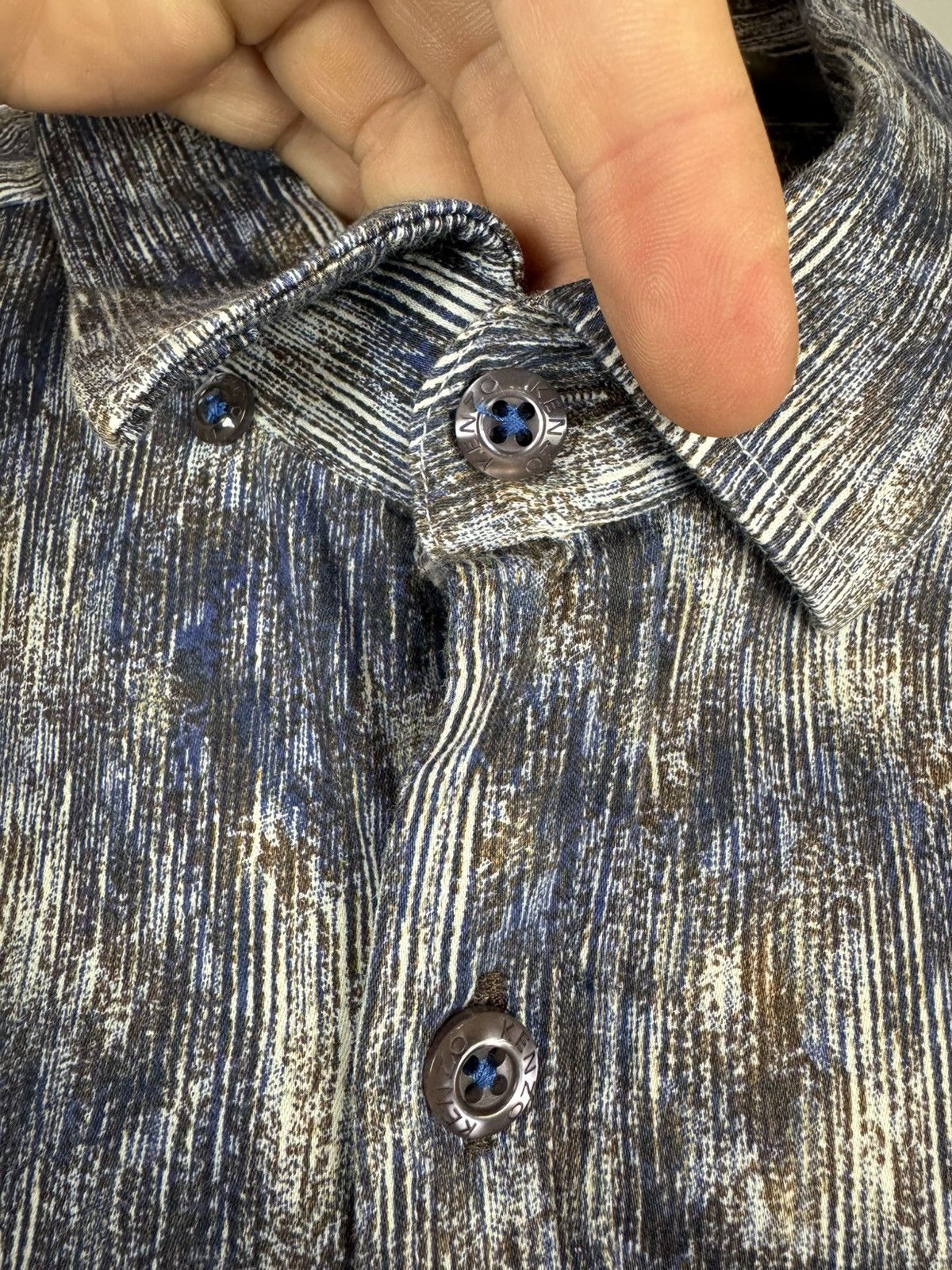 Kenzo Kenzo Men’s Long-Sleeve Button-Up Shirt Size US M / EU 48-50 / 2 - 8 Thumbnail