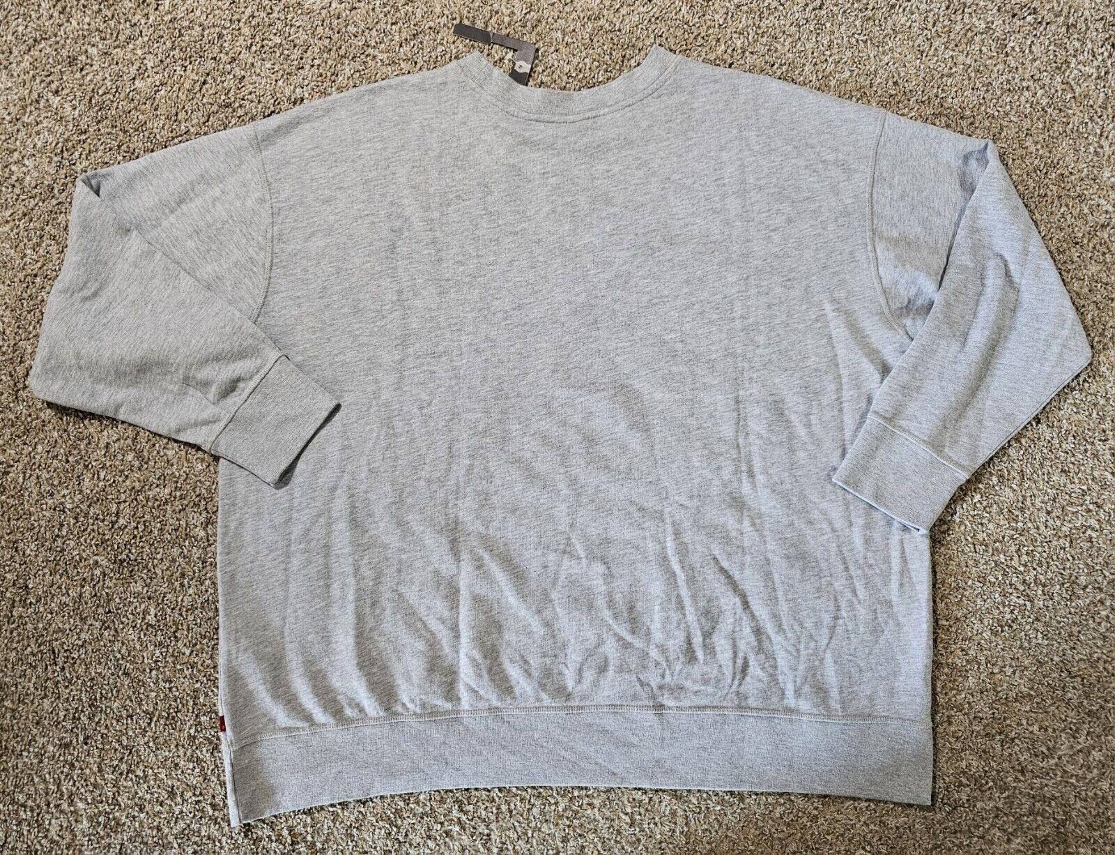 Levi's Levis 3XL gray logo sweater NWT NWD Size US XXL / EU 58 / 5 - 7 Thumbnail