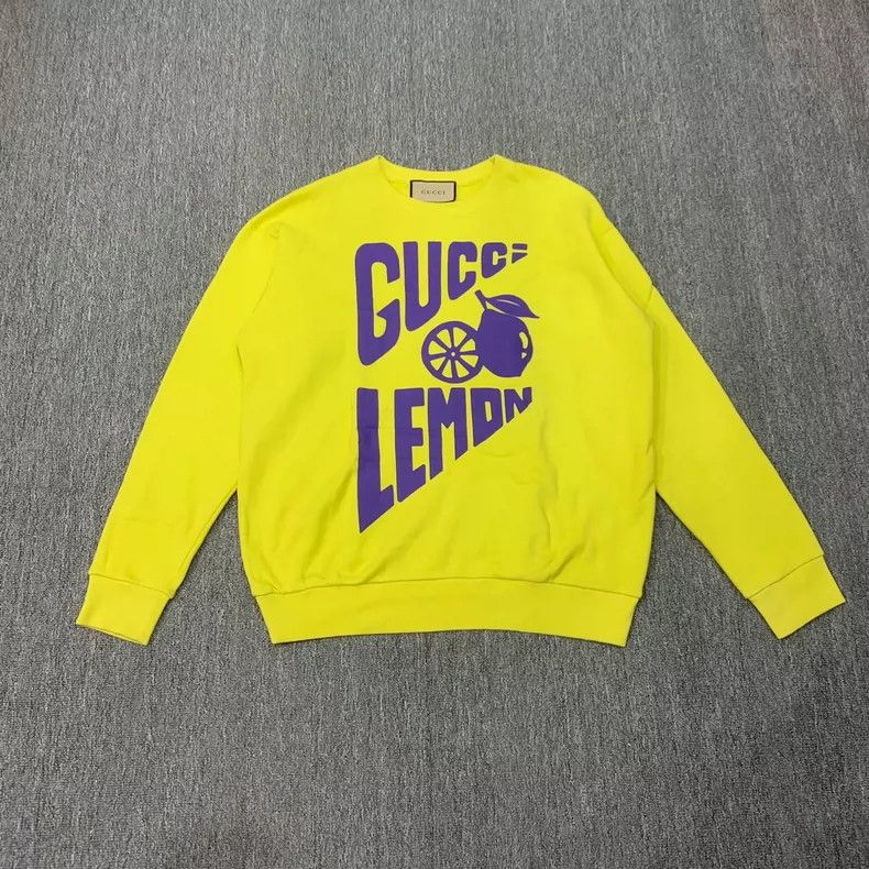 Gucci Gucci Yellow lemon print long-sleeved sweatshirt 2505-Nexta Size US XS / EU 42 / 0 - 1 Thumbnail