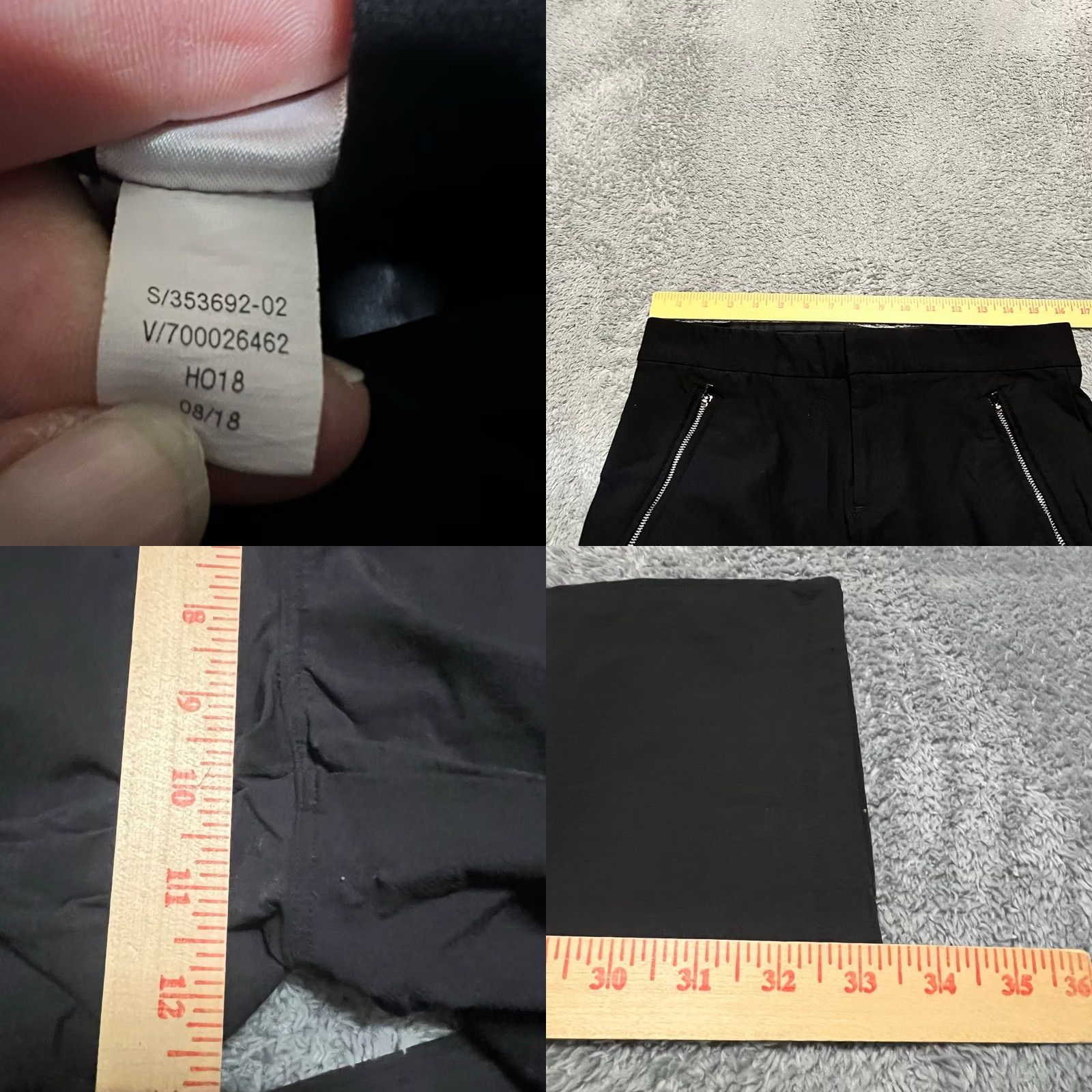 Athleta Athleta Pants Womens 8T Wander Straight Black Hiking Active #353692 *flaw Small hole Size 30" / US 8 / IT 44 - 8 Thumbnail