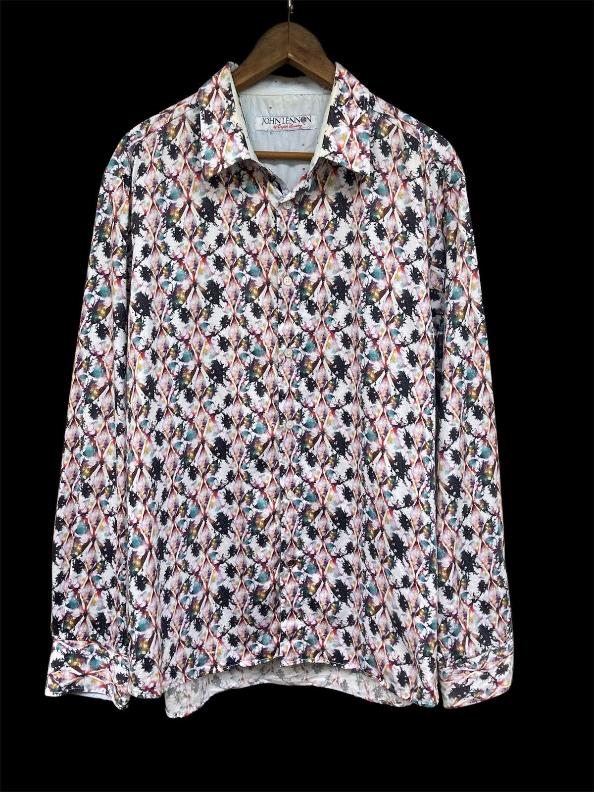 Other Vintage John Lennon Rainbow Butterfly Motive Size US XXL / EU 58 / 5 - 1 Thumbnail