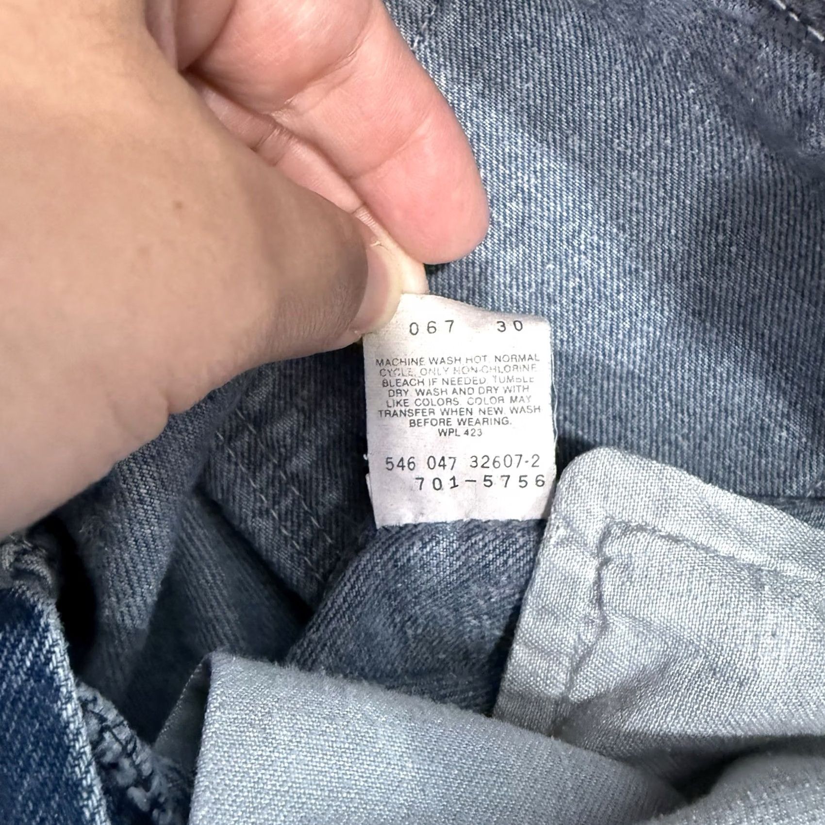 Levi's Vintage Levis 701 Jeans 24 Blue Straight Leg 80s Denim For Women Non Selvedge Size 42" / US 20 - 5 Thumbnail