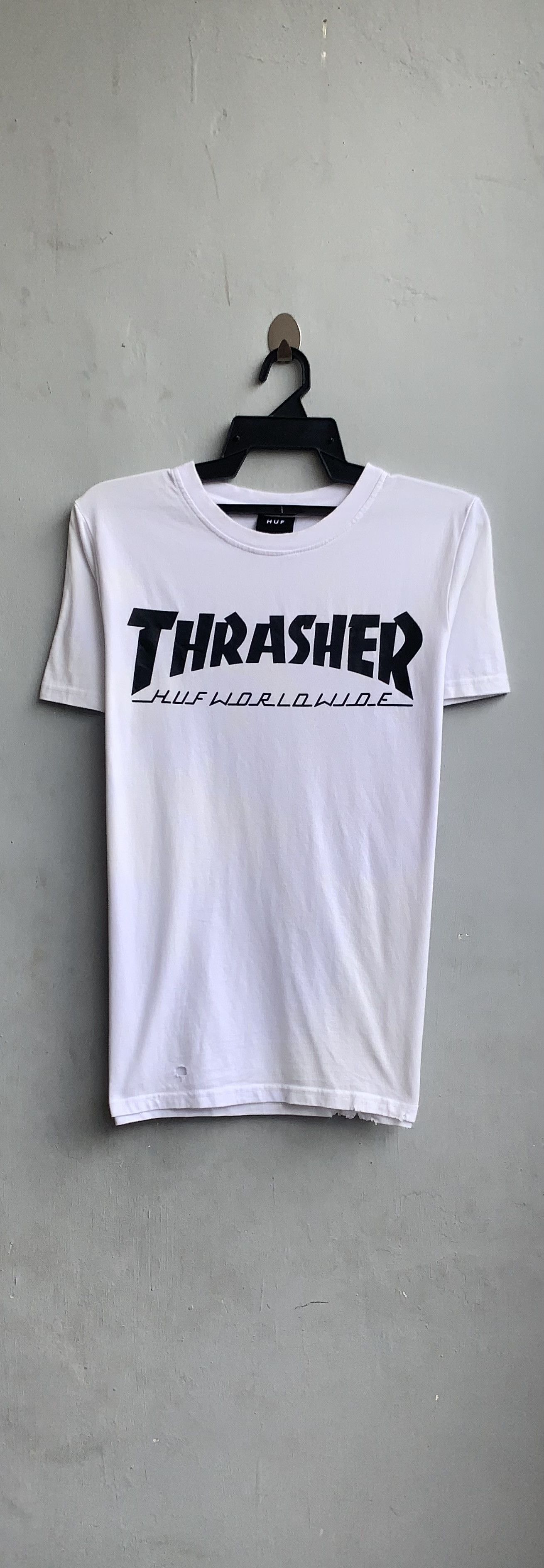 Huf × Thrasher Thrasher Huf Worldwide Spellout Shirt Size US L / EU 52-54 / 3 - 1 Thumbnail