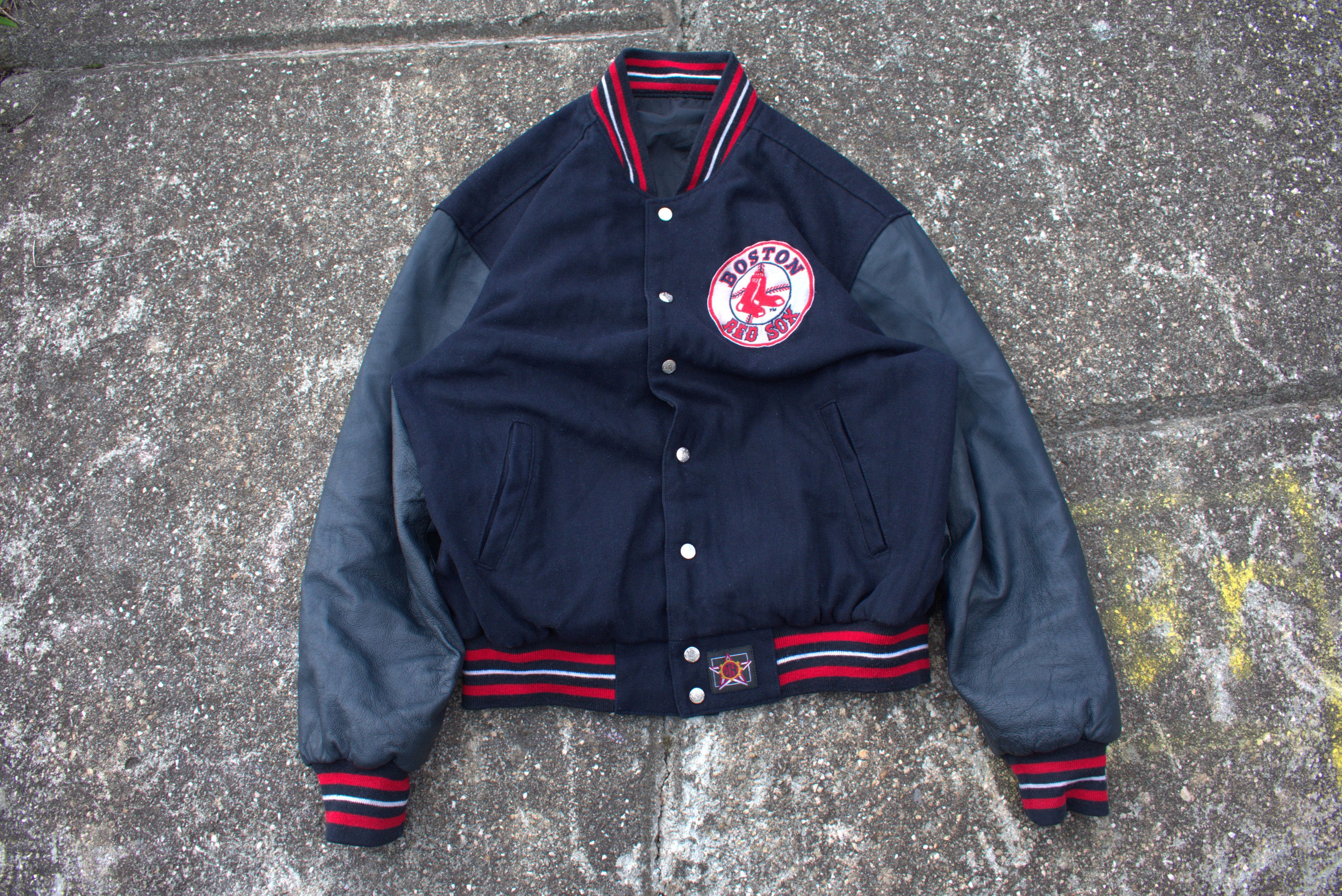 Jh Design Jeff Hamilton Boston Red Sox reversible leather sleeved 